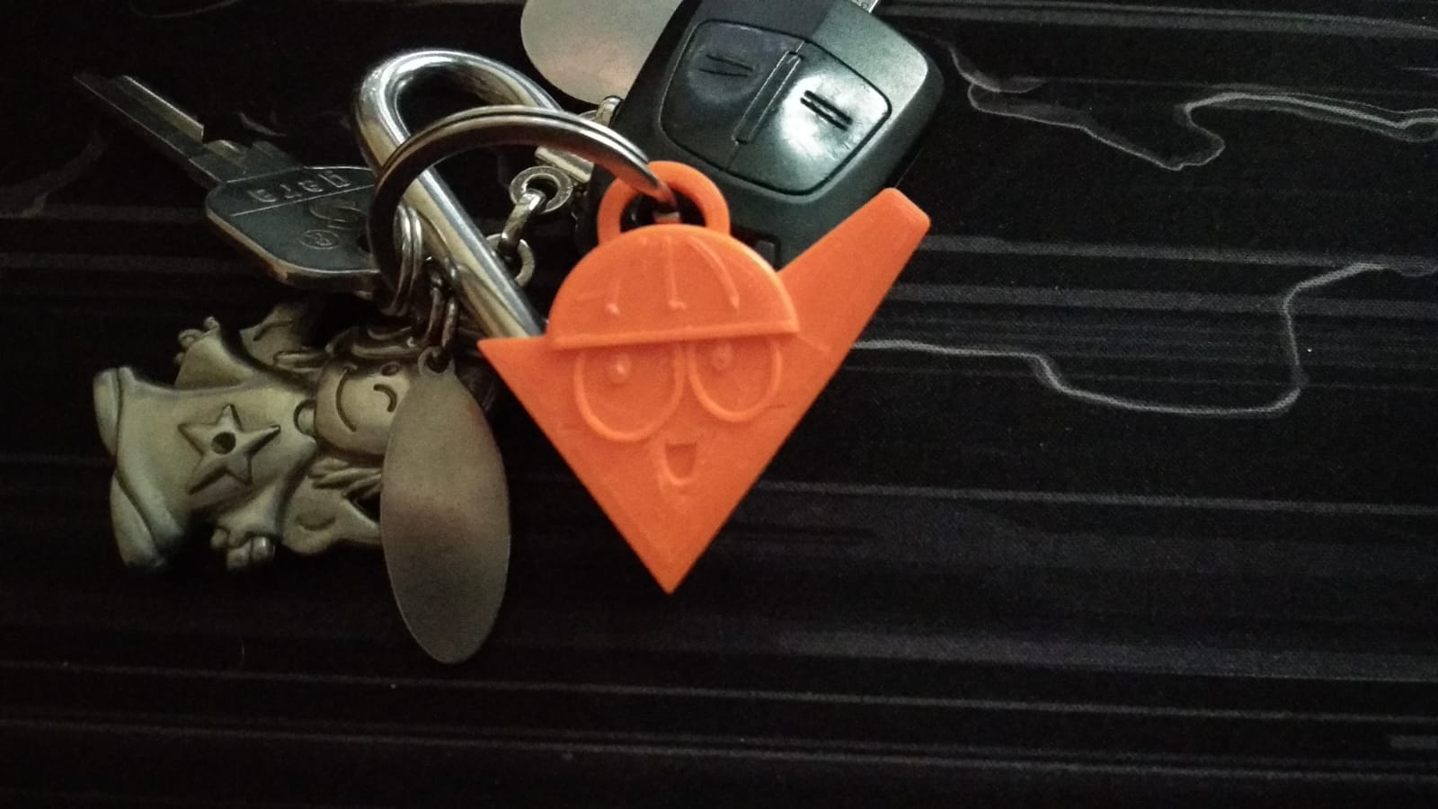Satisfactory - FICSIT Logo Keychain