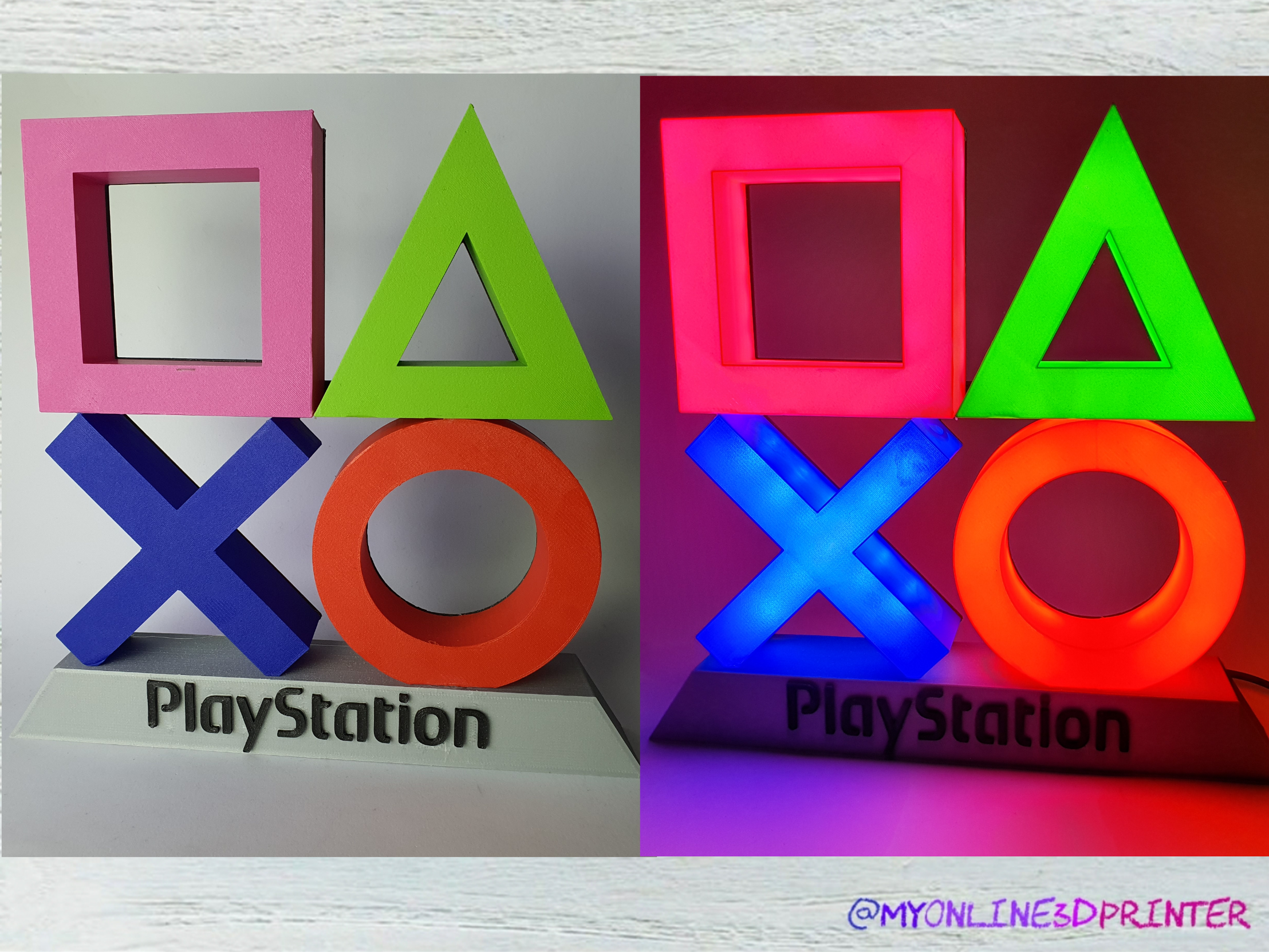 Neon Playstation Lights