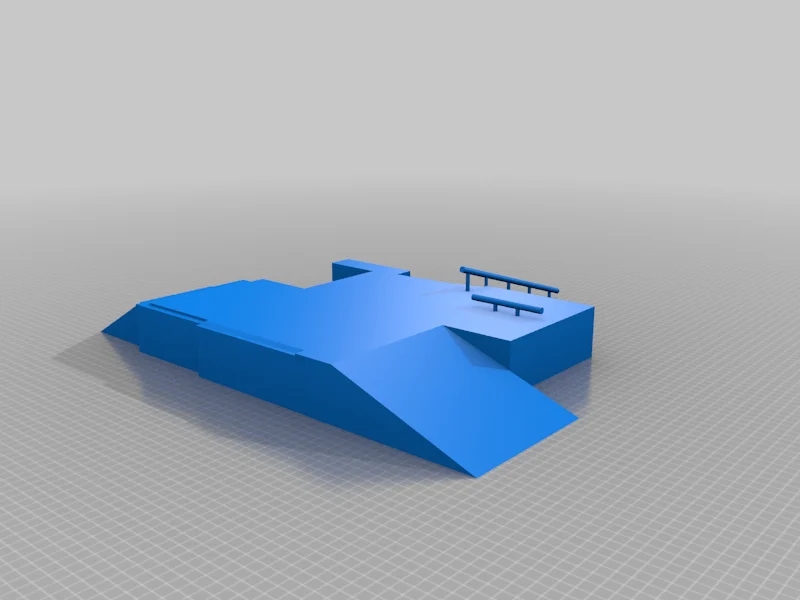 Tech deck combined ramp.