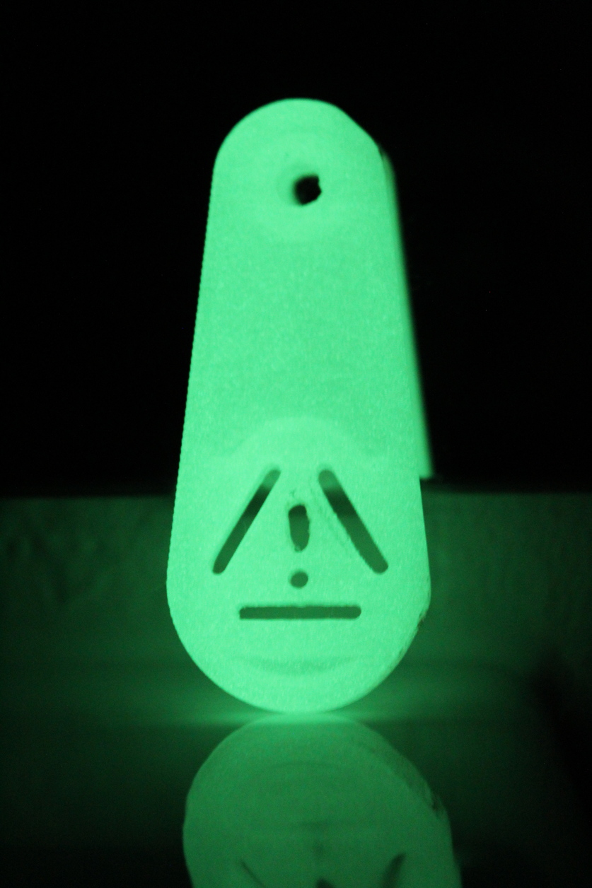 glow in the dark keychain