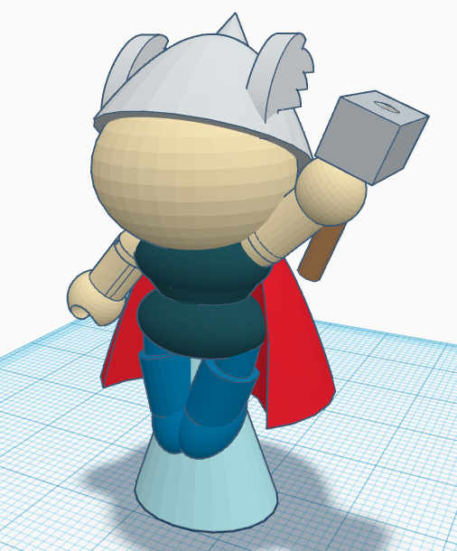 Cartoon Figure Hammer Guy