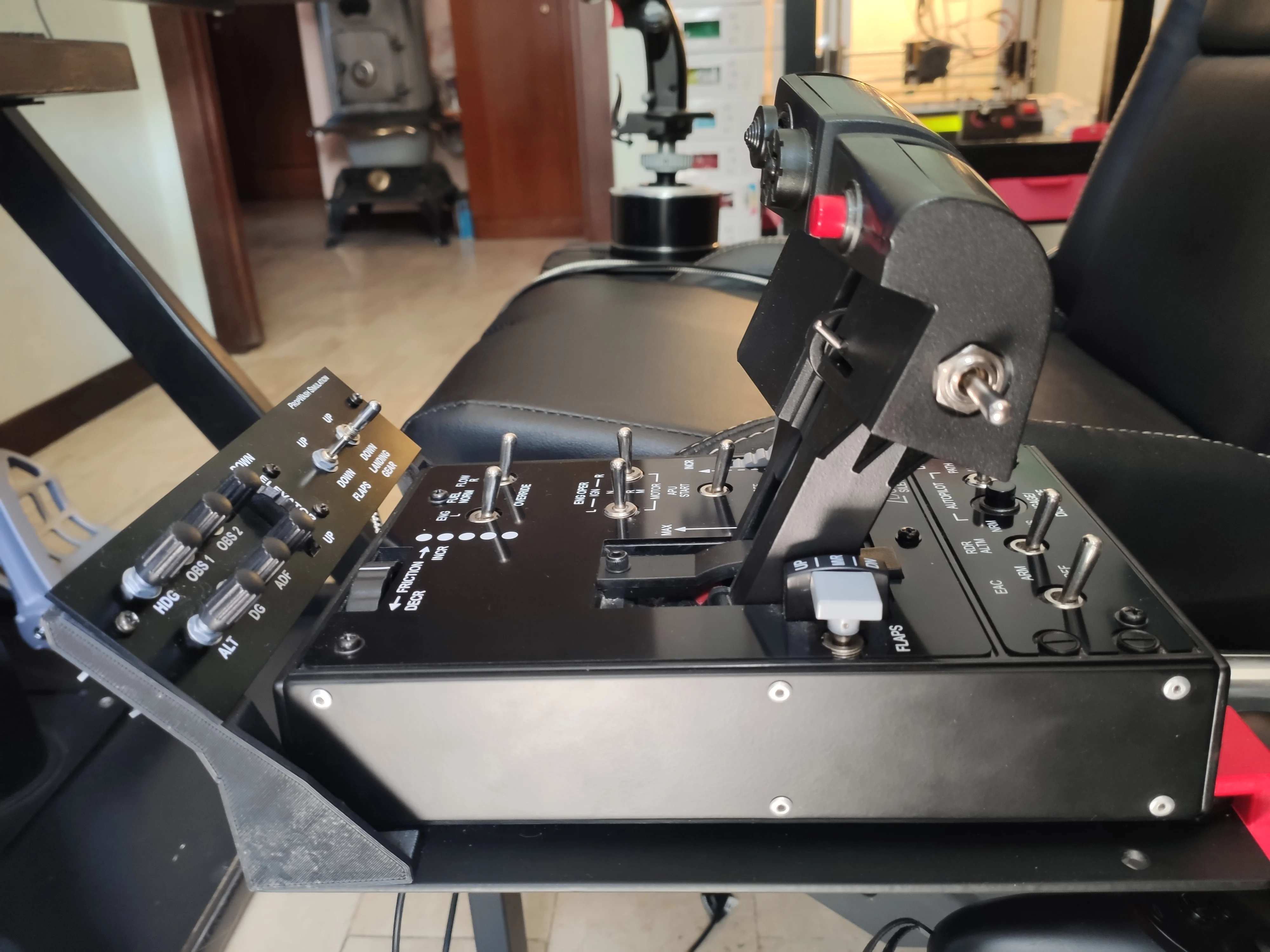 PropWash Panel Mount for Hotas Warthog and Playseat Air Force