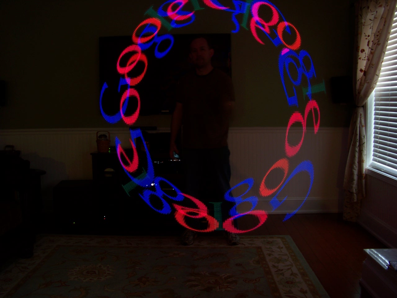 LED POV Poi