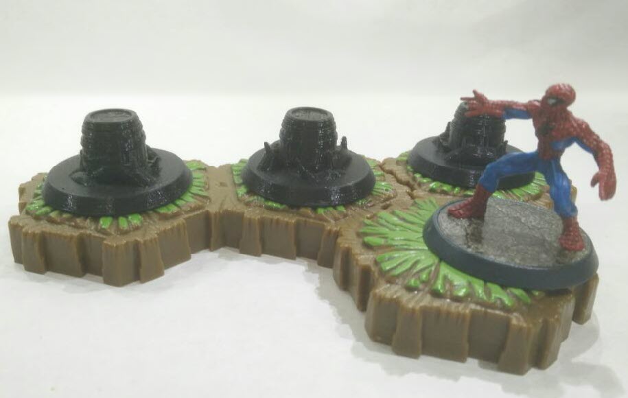Overgrown Barrel Breakable Object for Heroscape