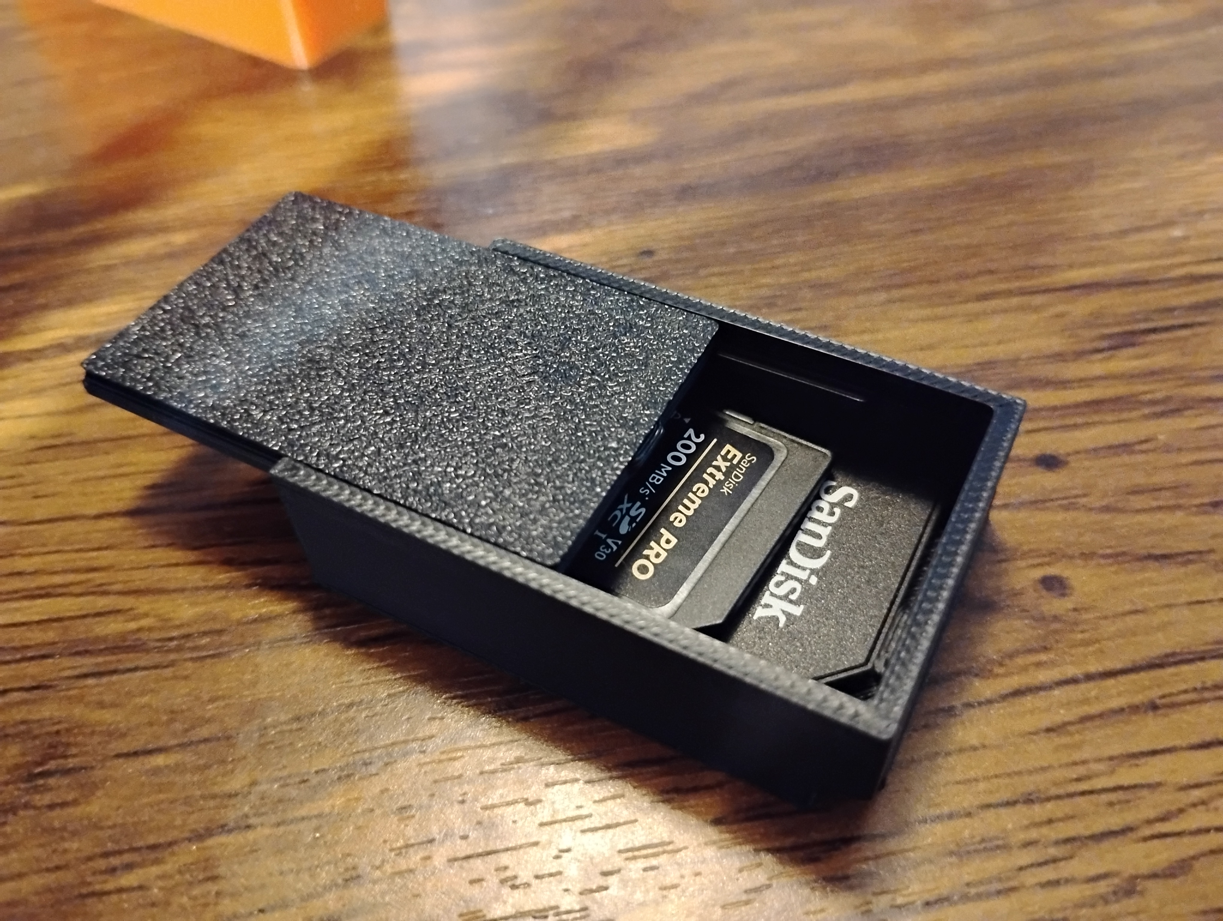 Canon LP-E17 Dummy Box with Sliding lid for SD Cards, Airtag, Etc.