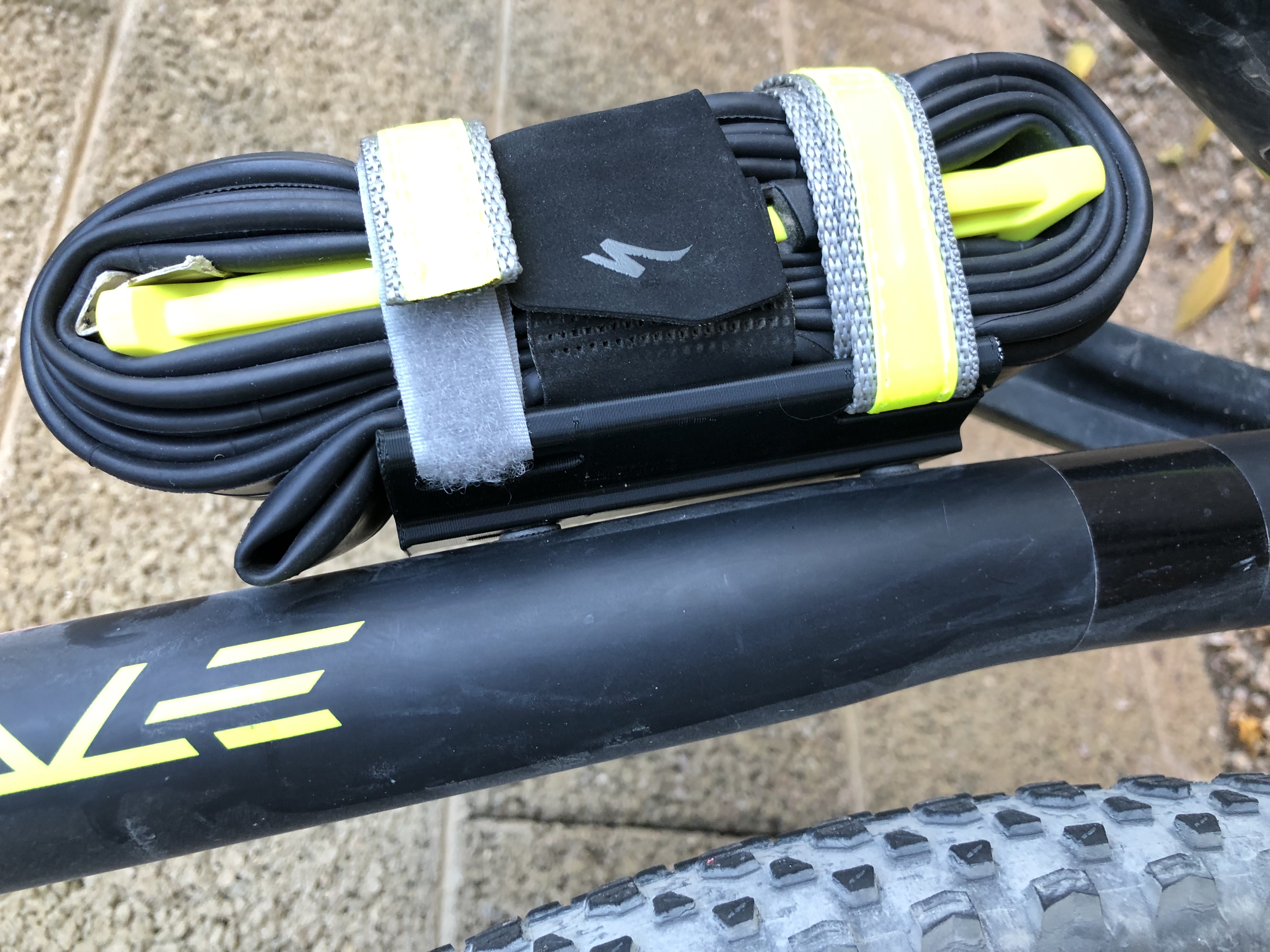 Bike Spare Tube and Tool Mount