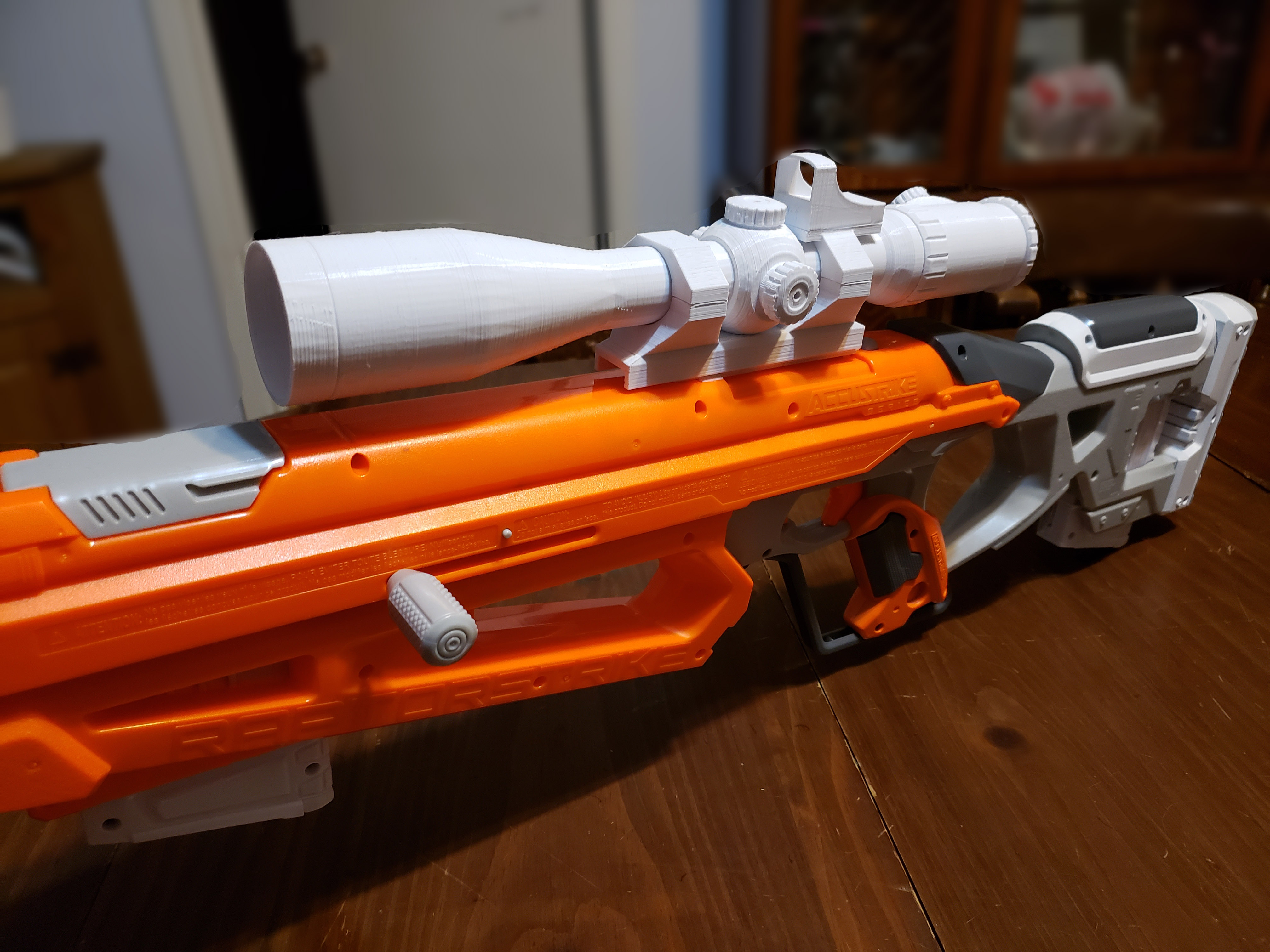 Tactical Nerf Rifle Scope and Red Dot Combo