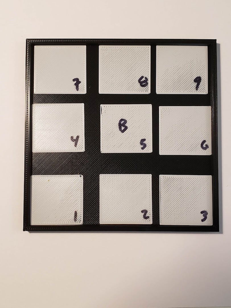 Customizer for Tray (e.g. to hold print test squares)