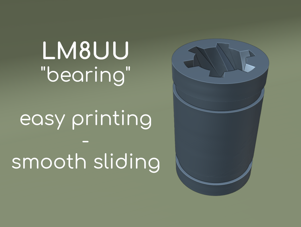 LM8UU 3d printable "bearing"