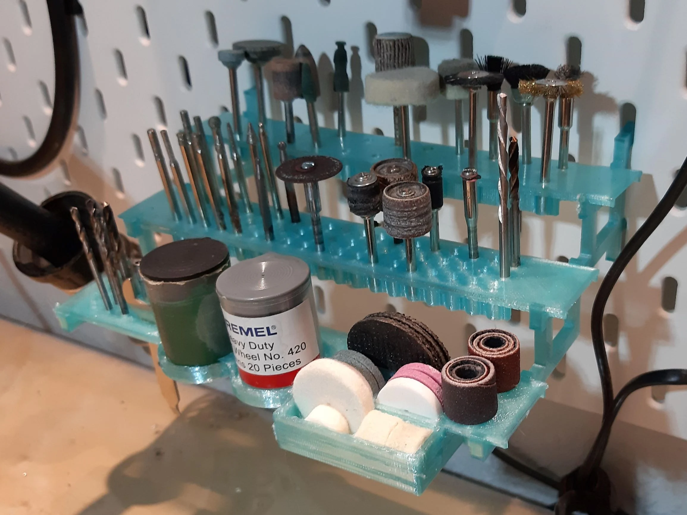 Dremel Bit Organizer - modular, low material