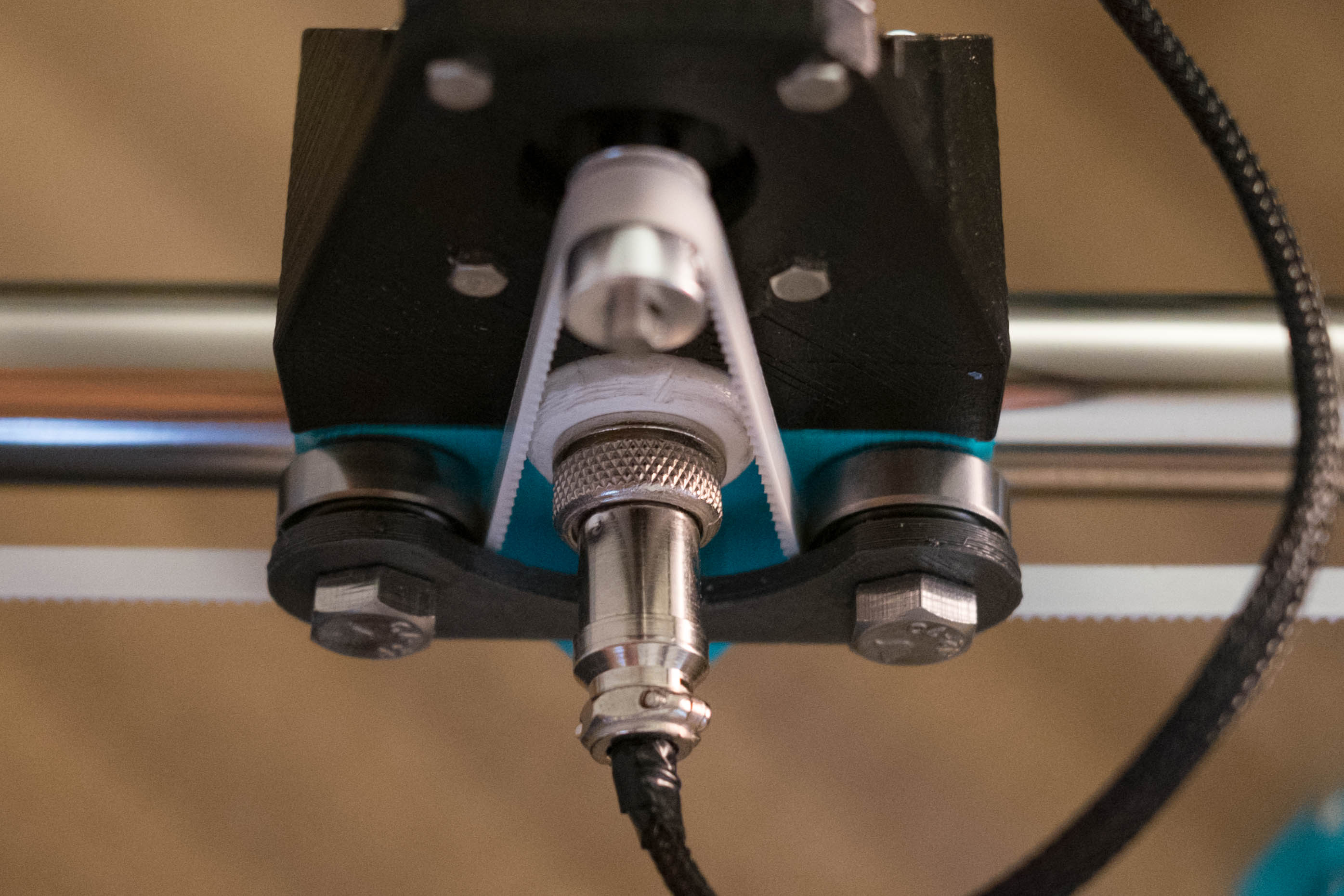 MPCNC 4pin stepper plug for X/Y rail upgrade mod