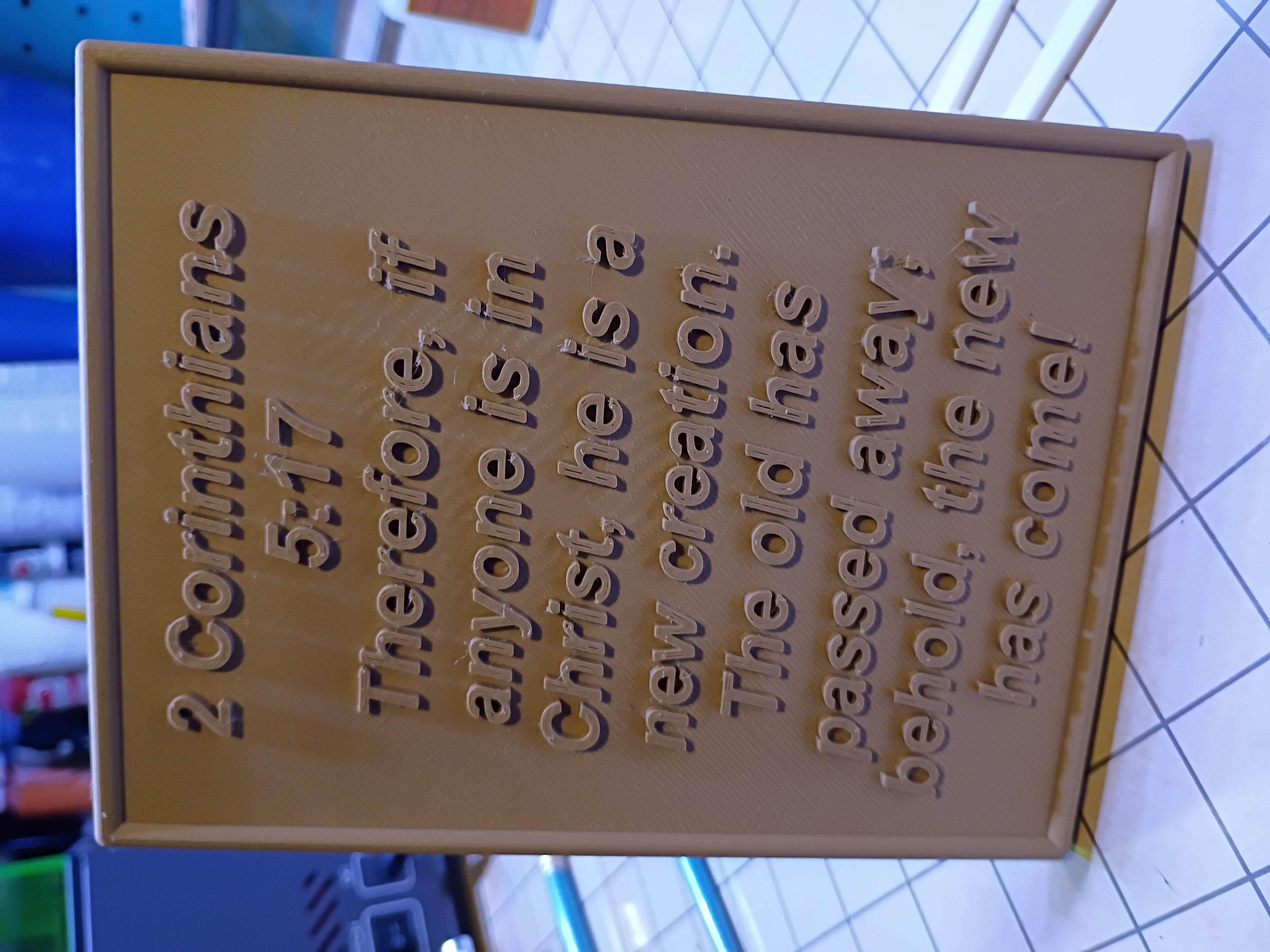 bible scripture desk decoration