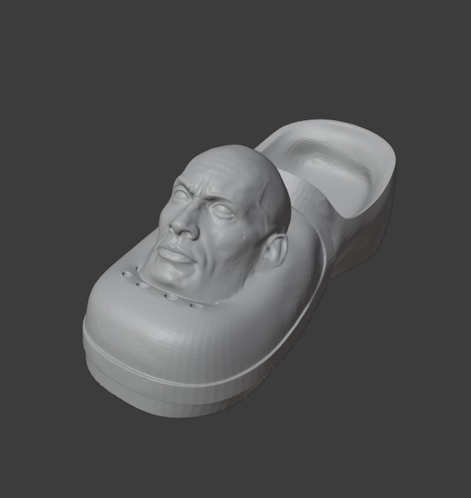 cRock (The Rock + crocs)