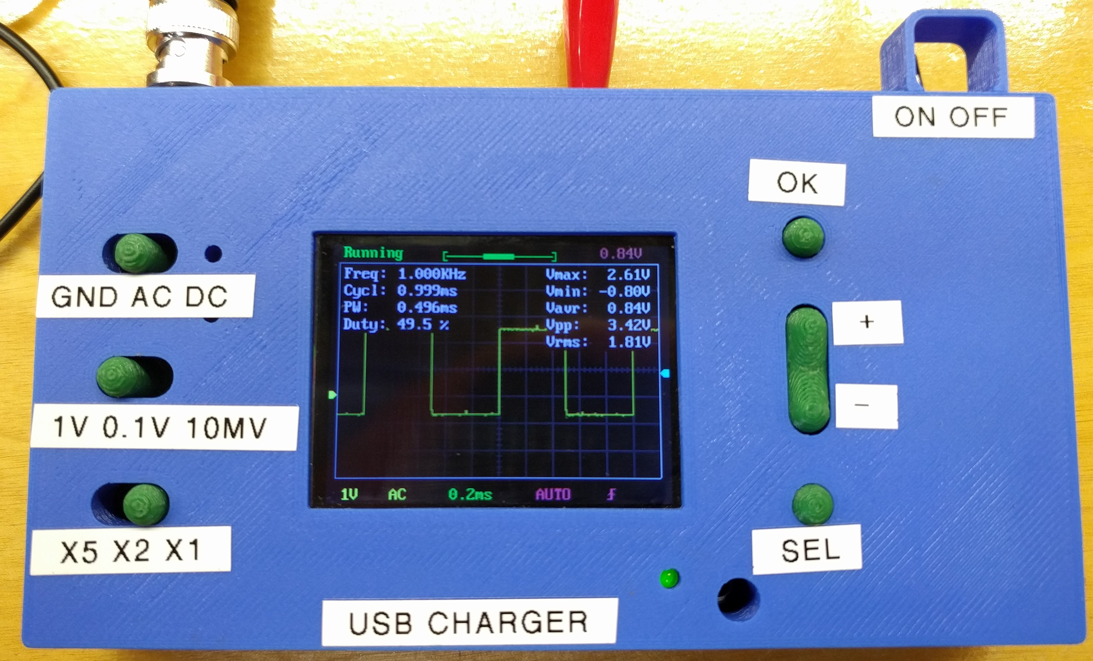 Case for DSO138 - Remixed to fit new PCB mounting hole pattern