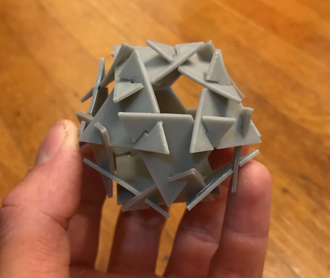 C60 Burning Man Art Piece Model