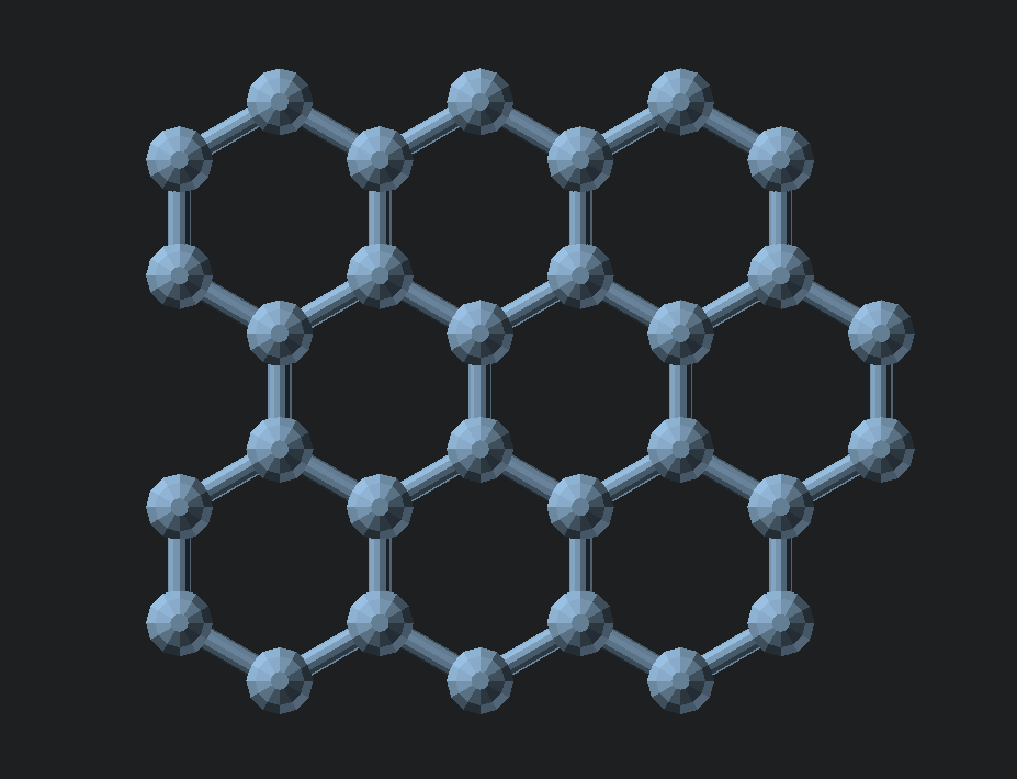 Parametric Graphene Molecular Model (Rectangular)