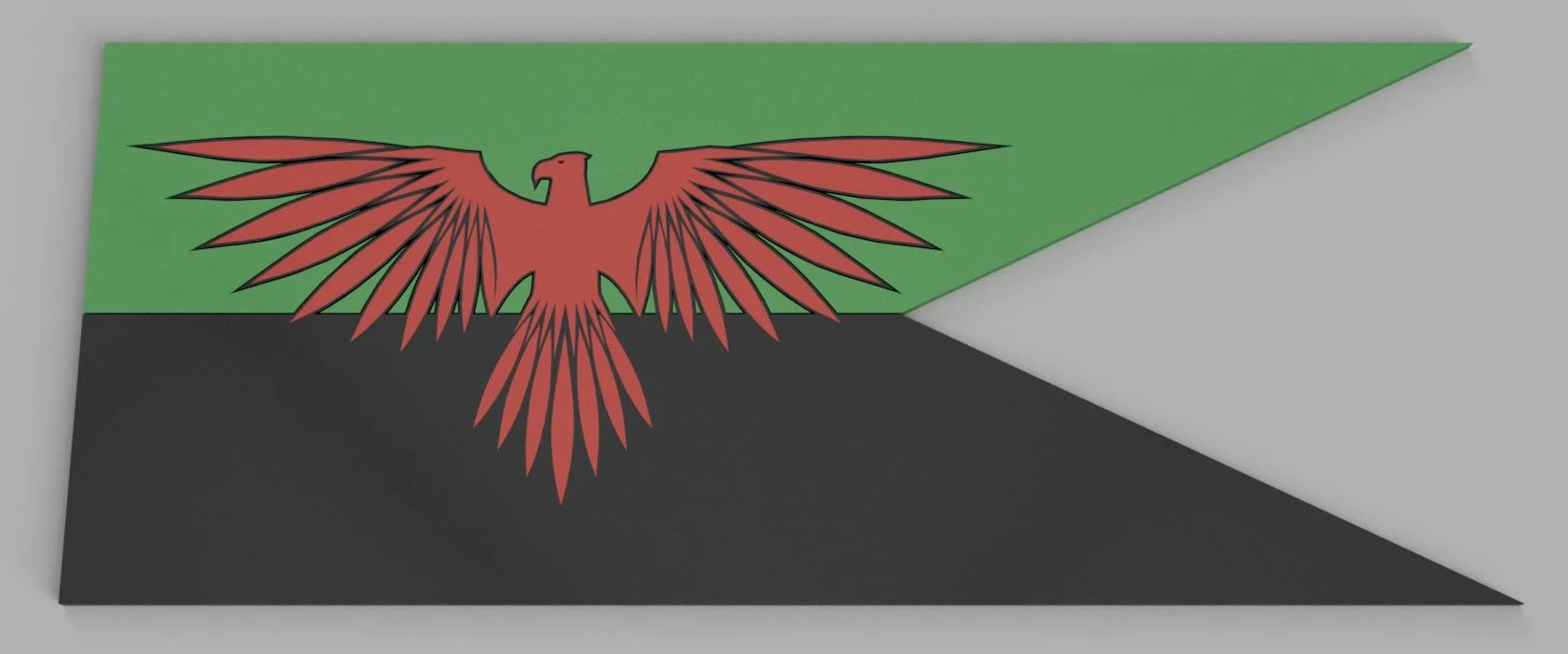 Blason de la maison Atréides - Livres Dune (for IDEX Printer)