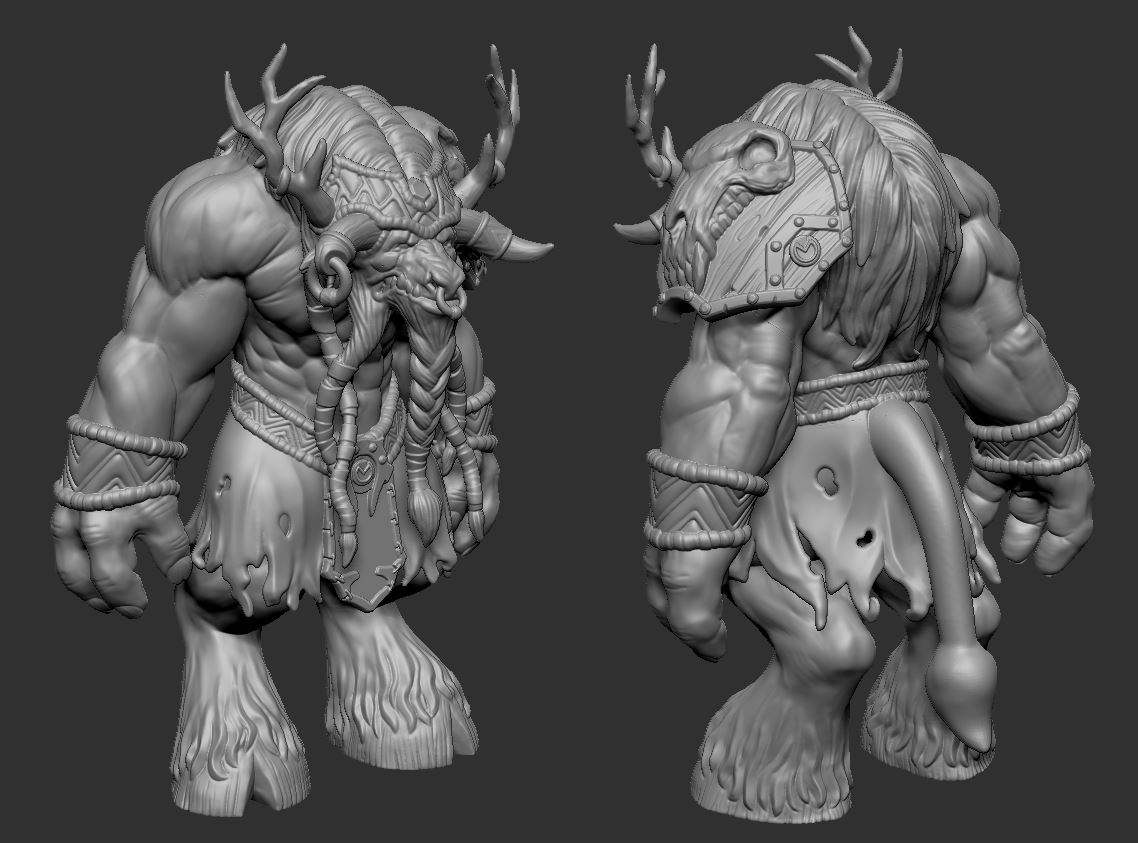 world of warcraft Tauren fanart