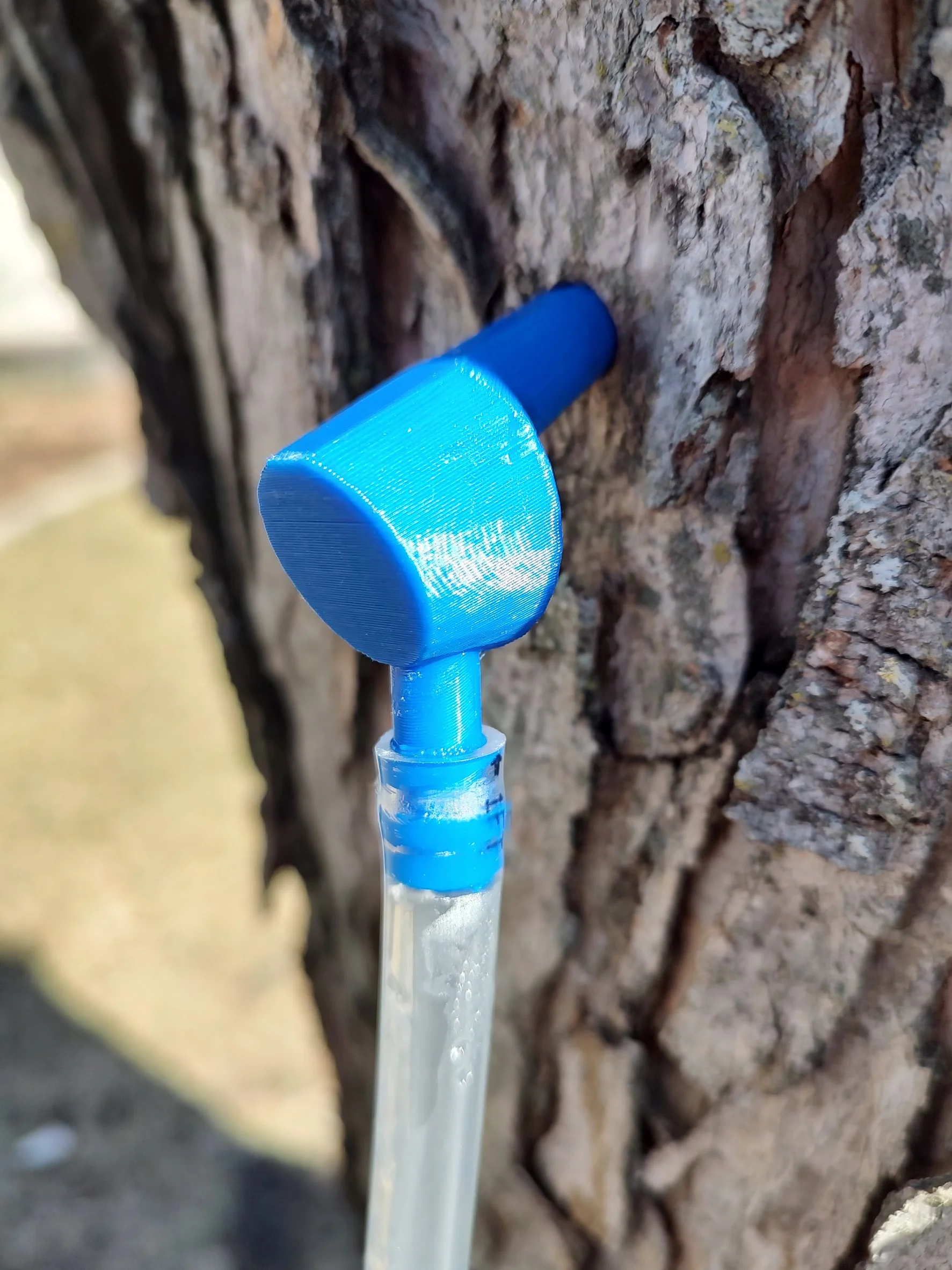 Maple sap spile for 5/16 tubing and tubing Tee