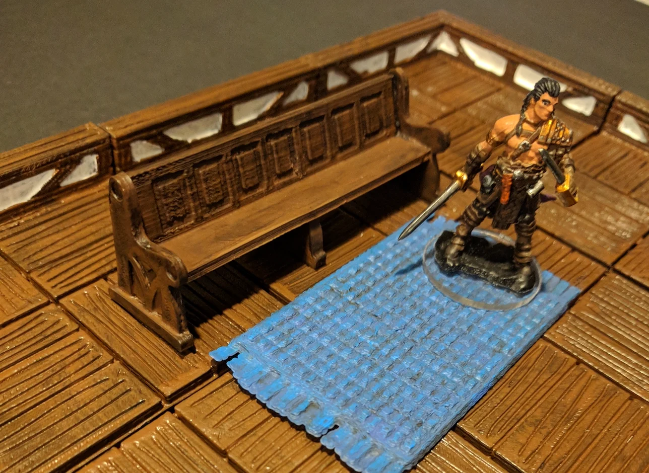 Church Pew - 28mm gaming