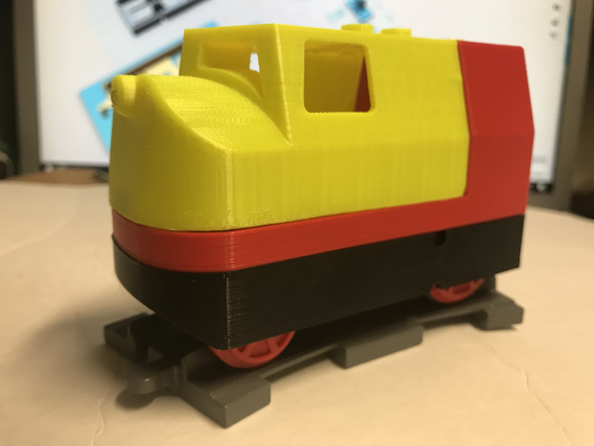 Toy Train: Brick Compatible Motorized Locomotive