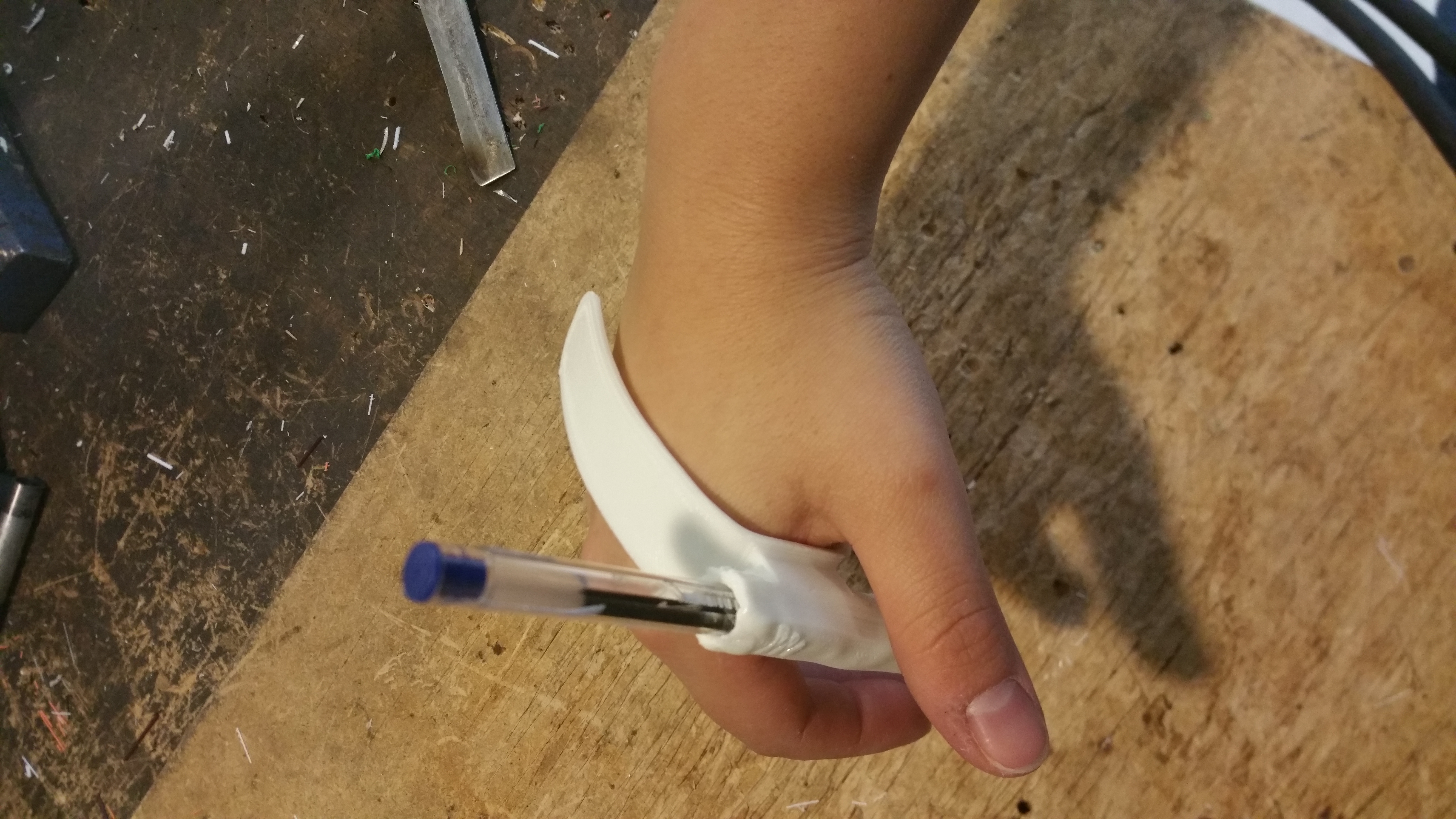 Pen to palm adapter