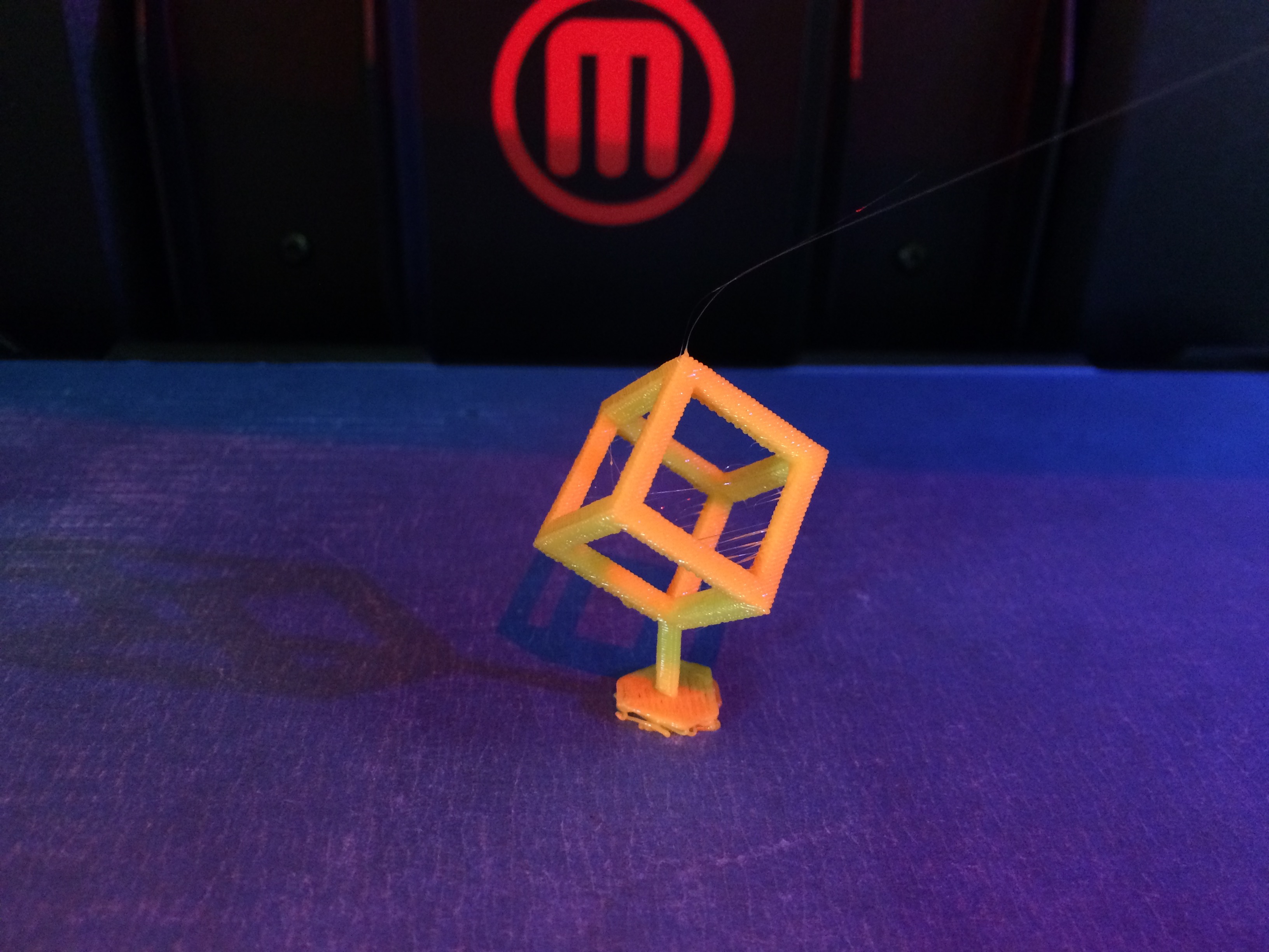 Cube on a stick