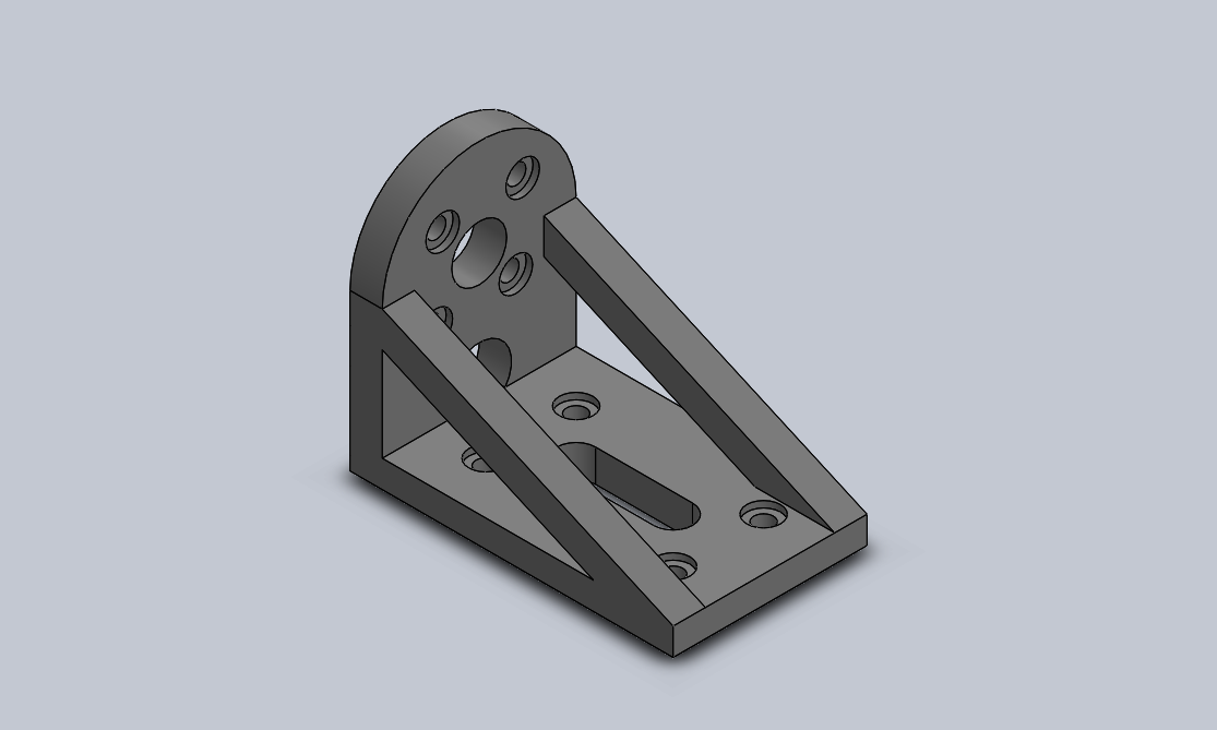 Brushless Motor Mount For Delta Wing