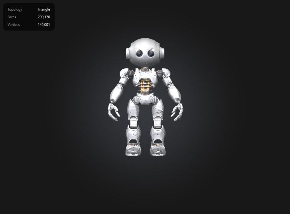 Robot statue