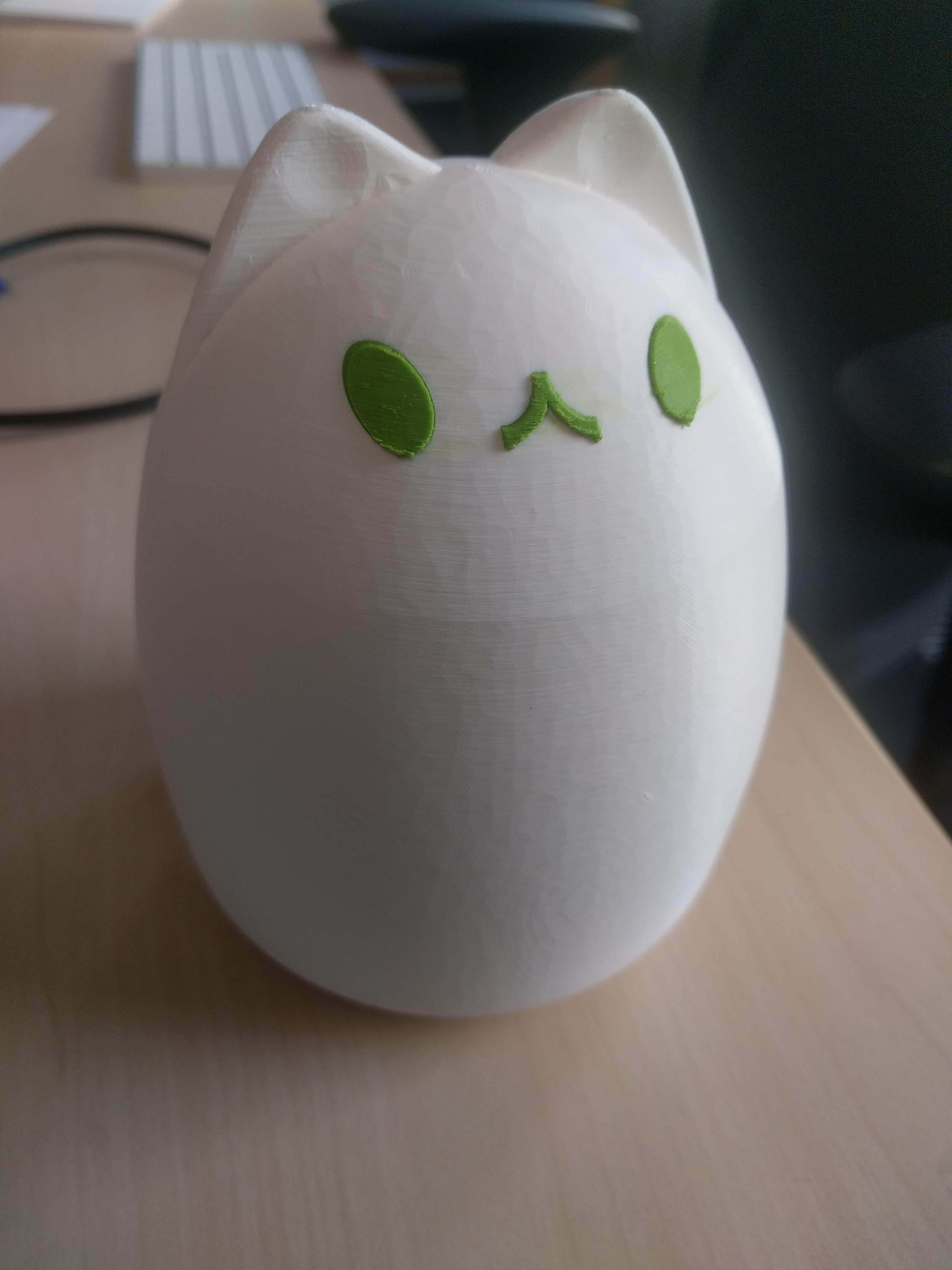 Two color pusheen lamp