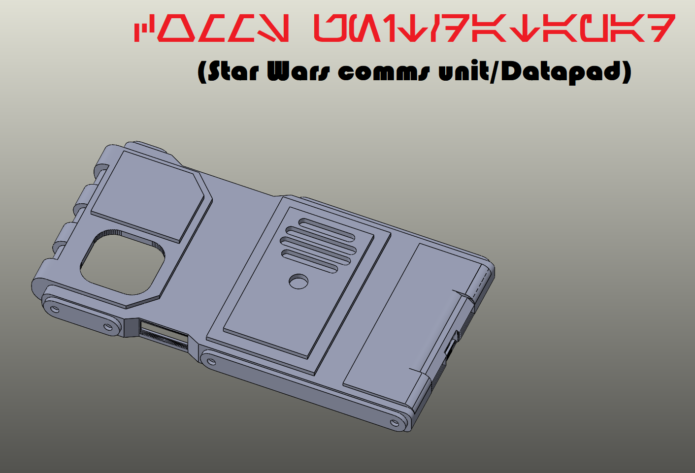 STAR WARS Finn's comm unit/Datapad phone case