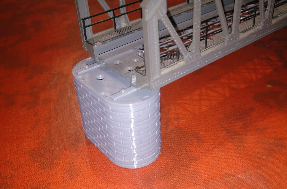 Pillars for Märklin bridges (compatible 7252 / 7253)