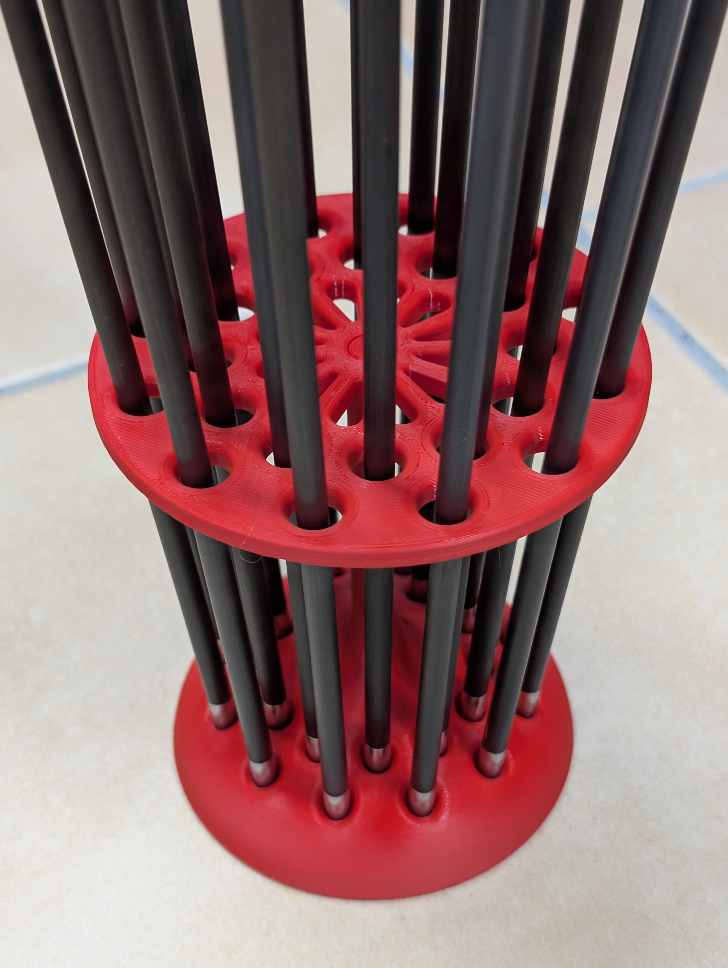 Arrow holder for 24 arrows for archery