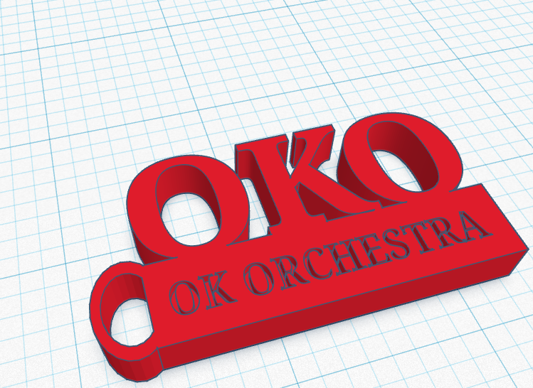 OK ORCHESTRA AJR Keychain