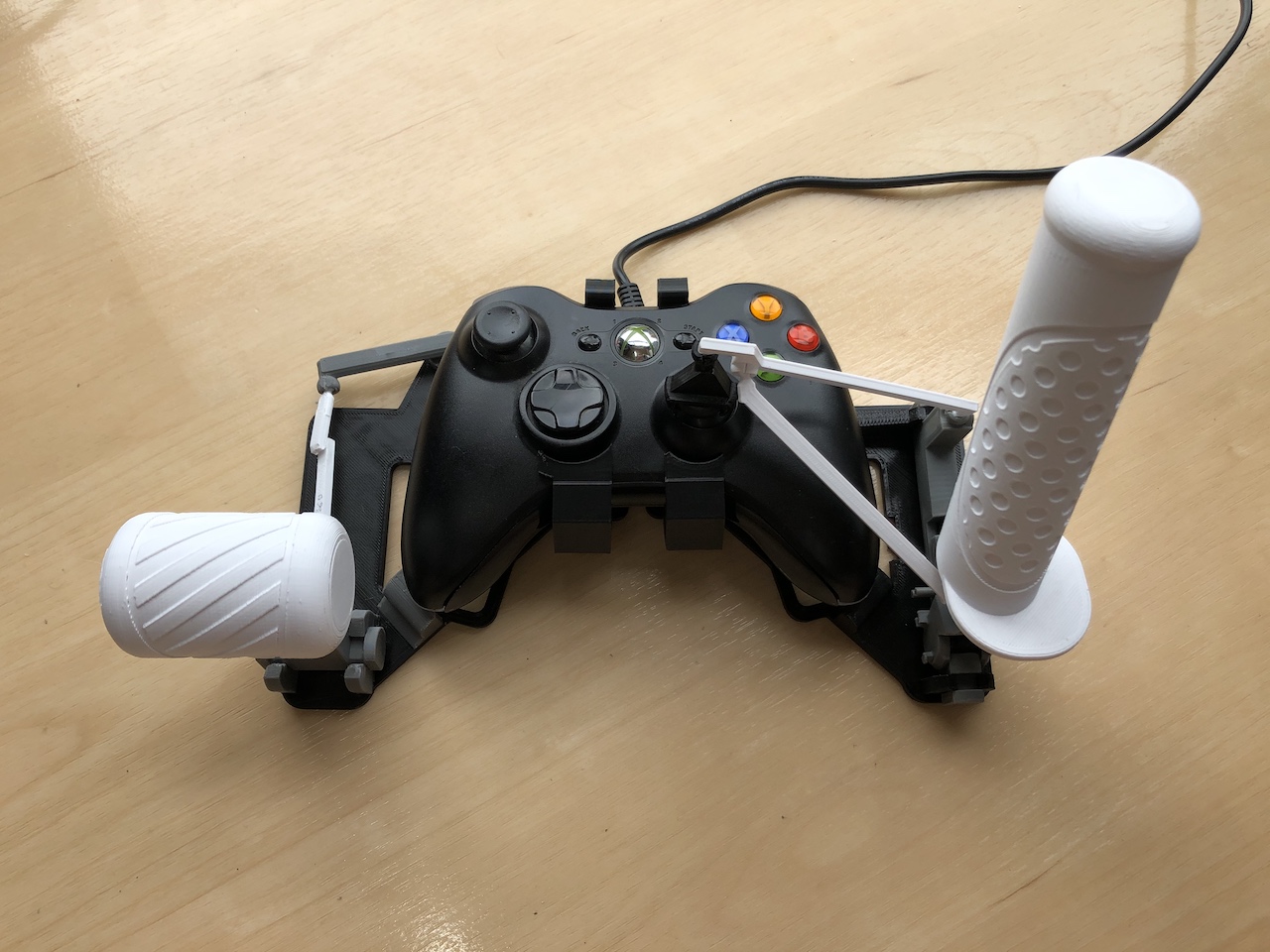 Snap-on Xbox 360 gamepad HOTAS joystick