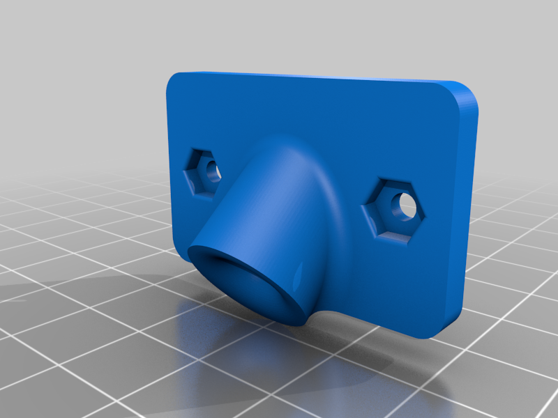 angled filament feedthrough
