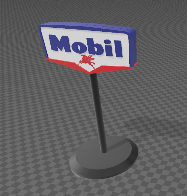 Gas Station Sign 18