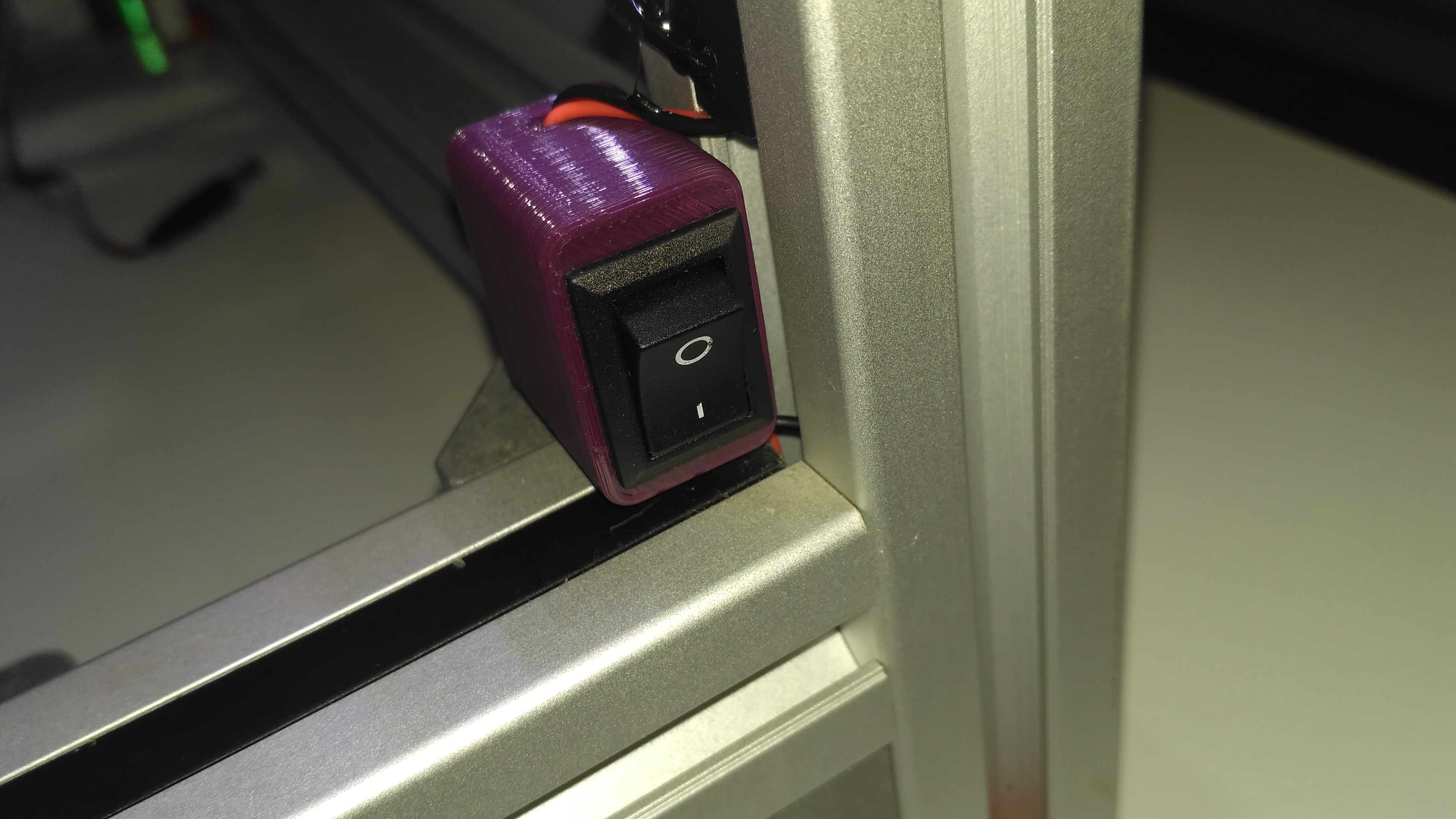 Switch case for 3030 extrusion