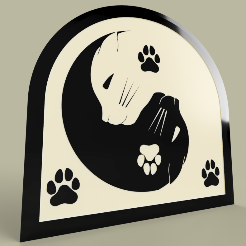 Ying Yang Cat