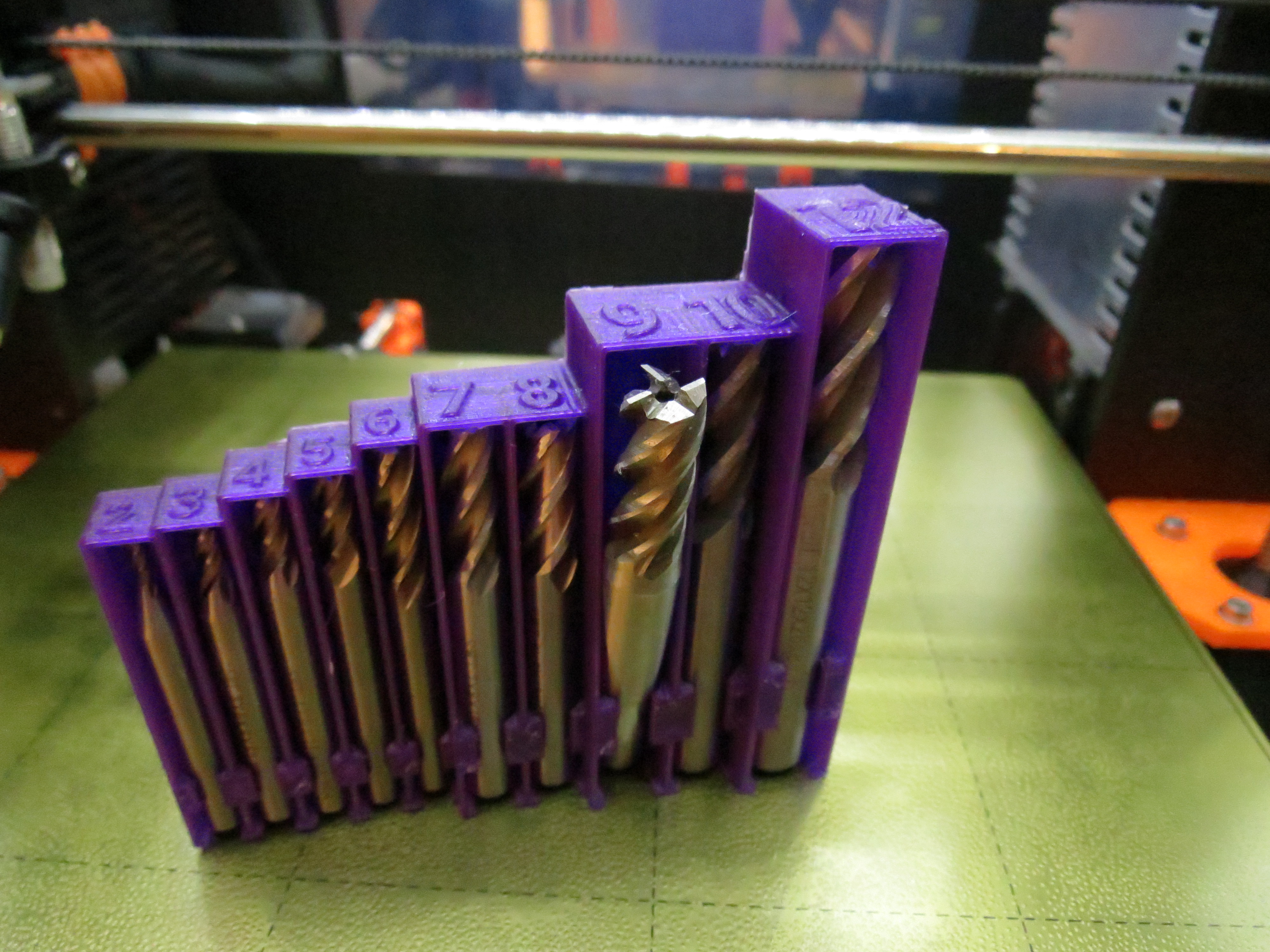 Parametric endmill index/holder