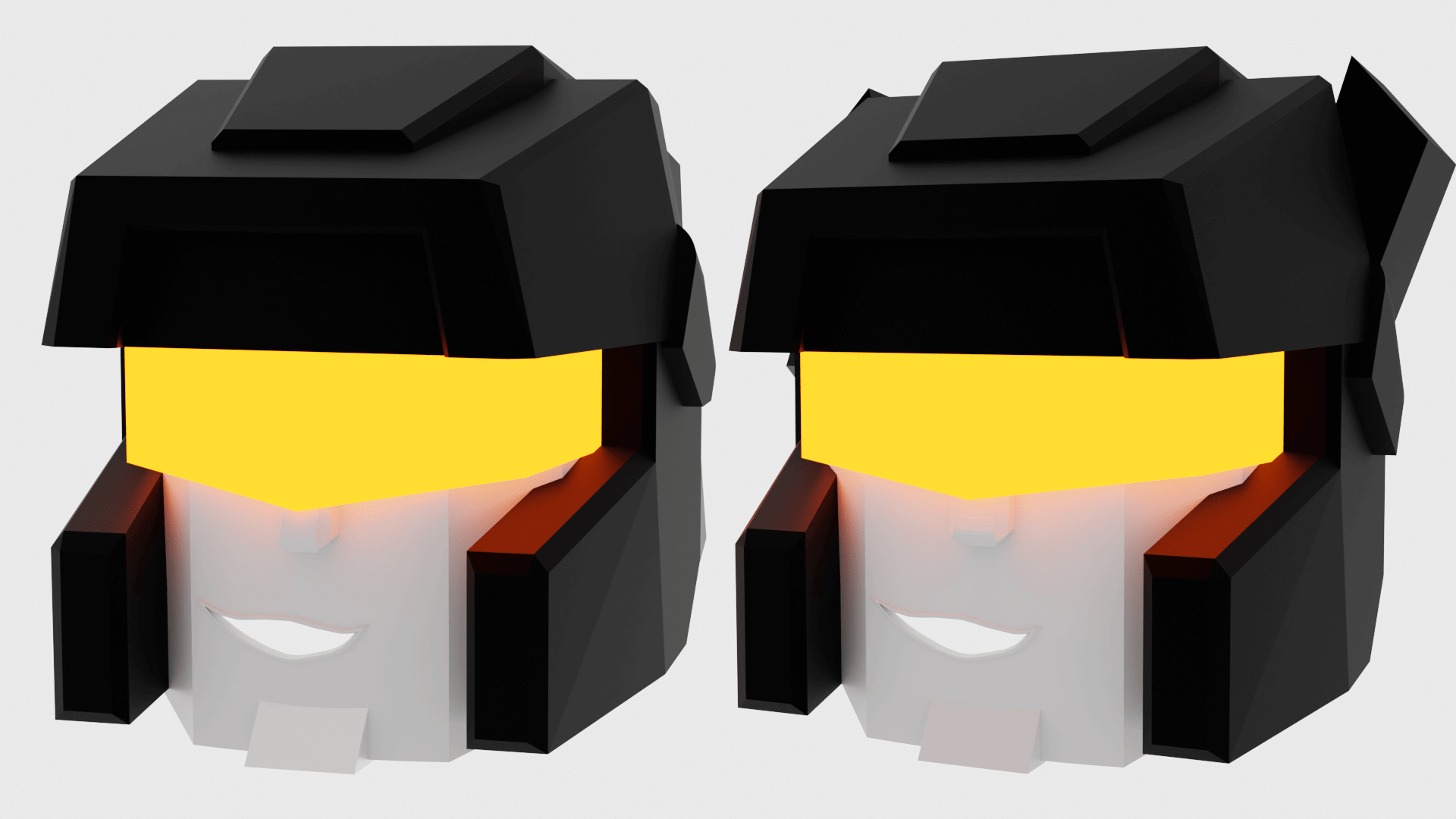 Transformers IDW JACKPOT head (with alternate version)