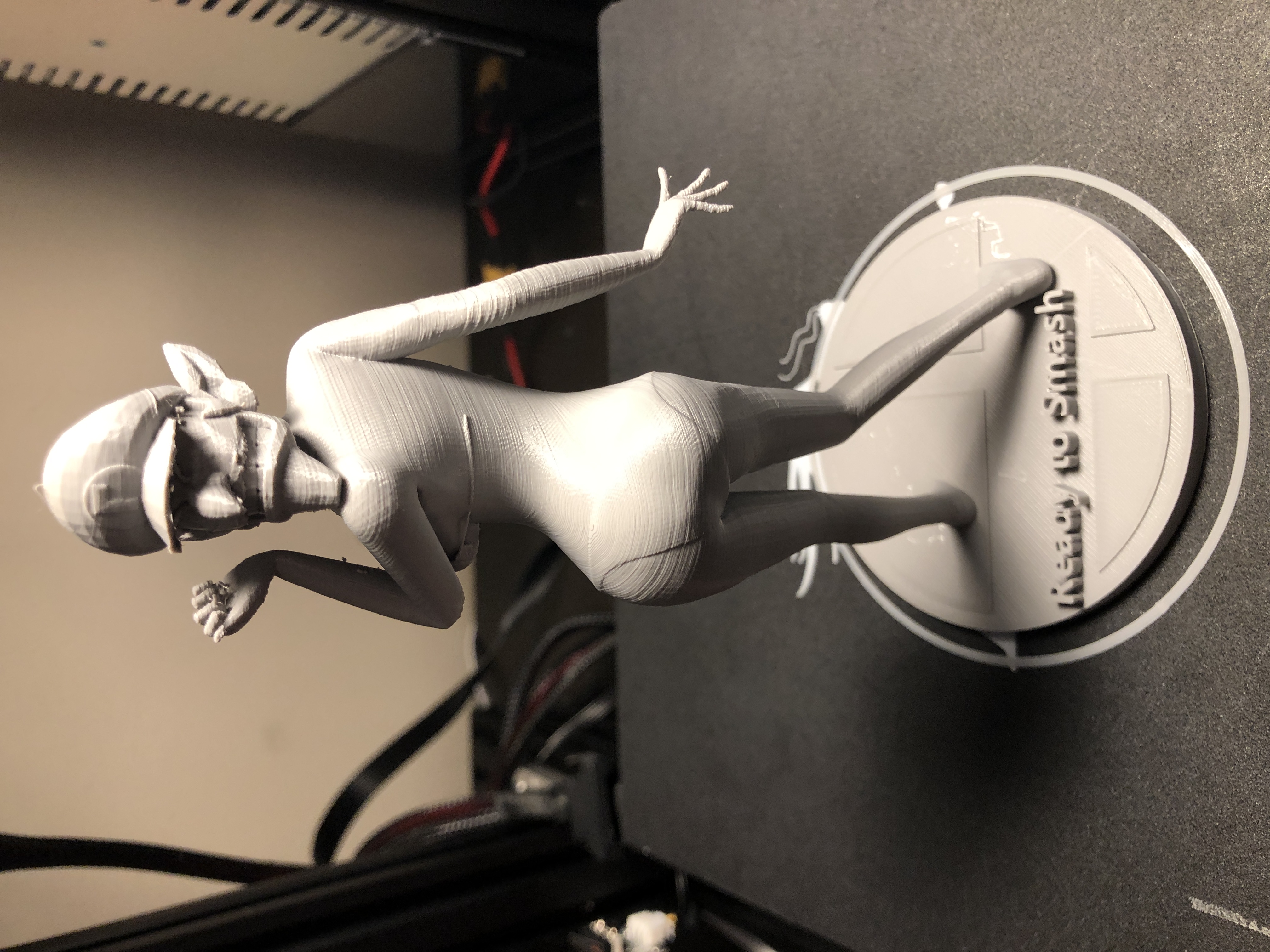 Waluigi Waifu Smash Bros trophy Corrected