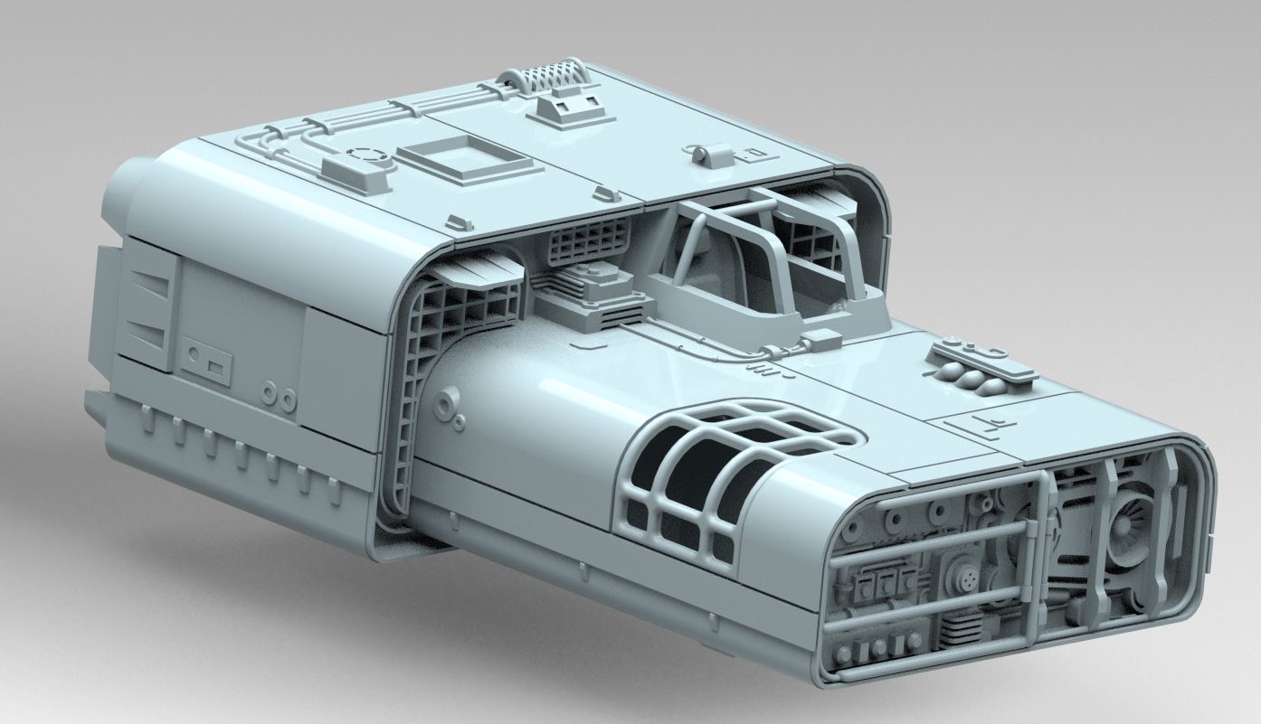A4B Truckspeeder Star Wars Legion Scale