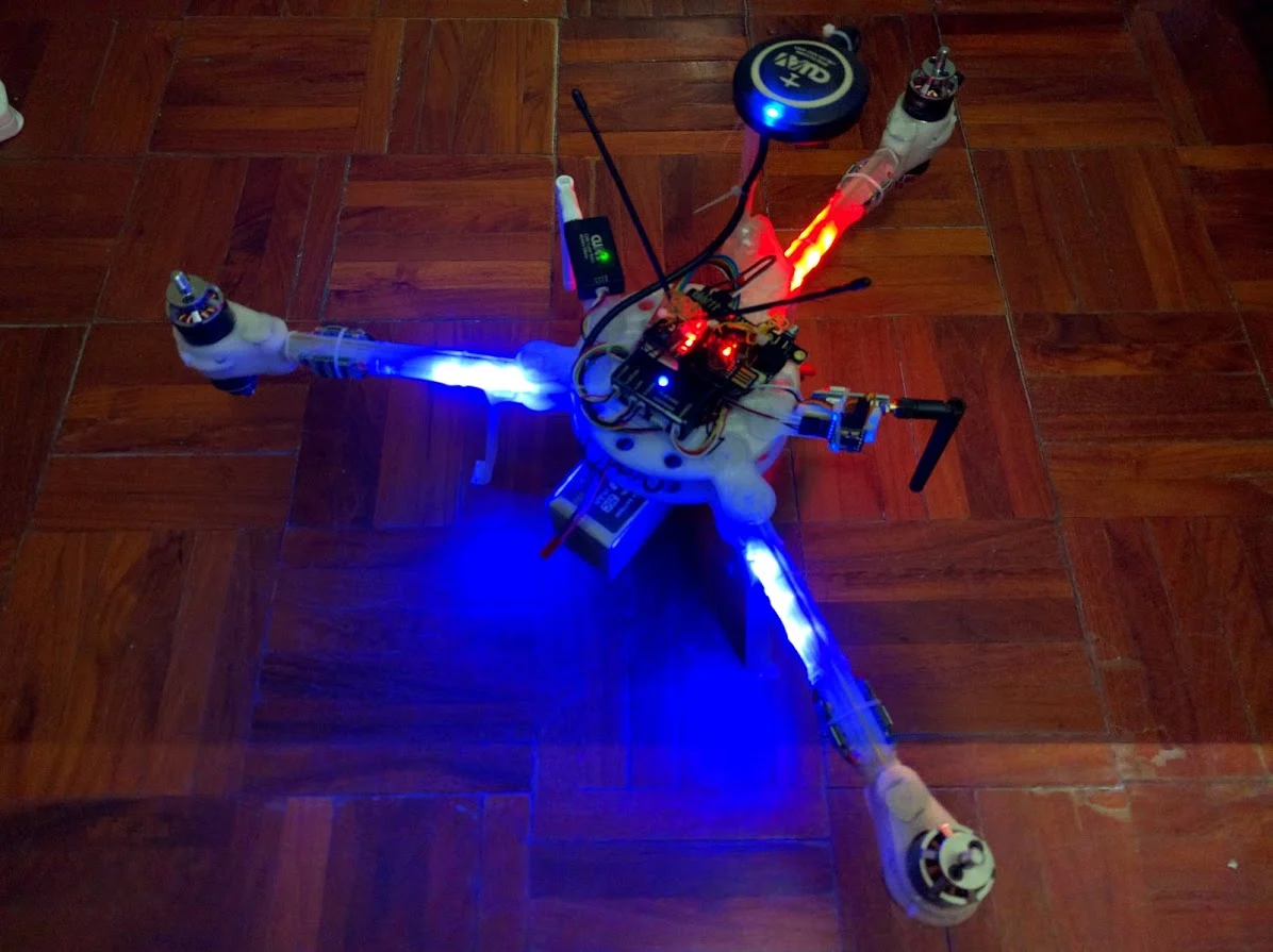 Full 3D Print Y6 HexaCopter Flame V3
