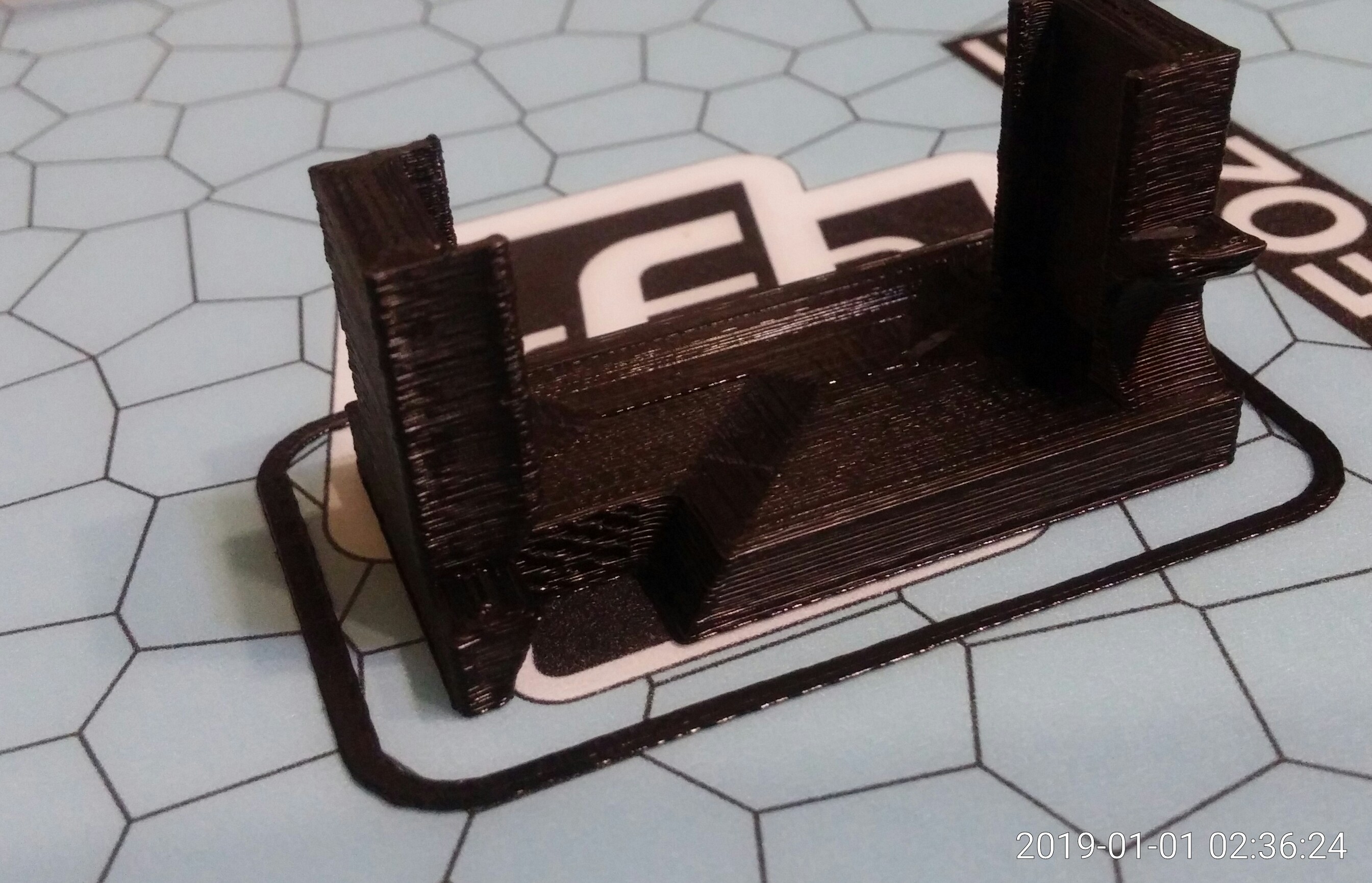 TronXY X5 fanholder with cable clip