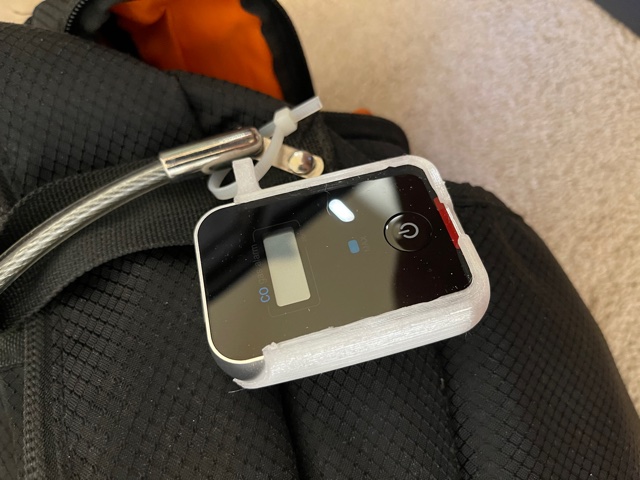 Keychain case for Forensics Carbon Monoxide alarm