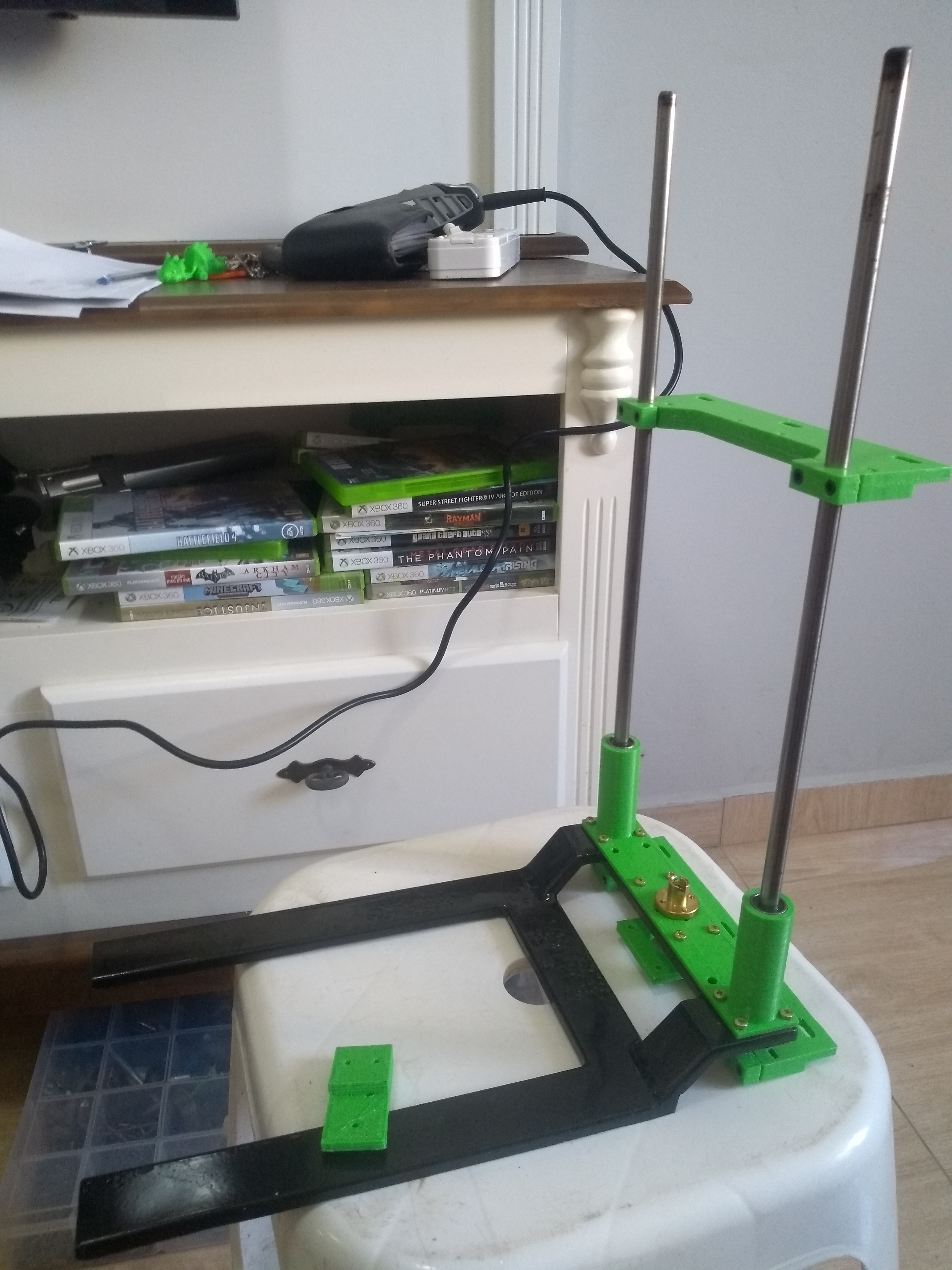 Suporte Mesa (eixo Z ) Inteiro hypercube tech2