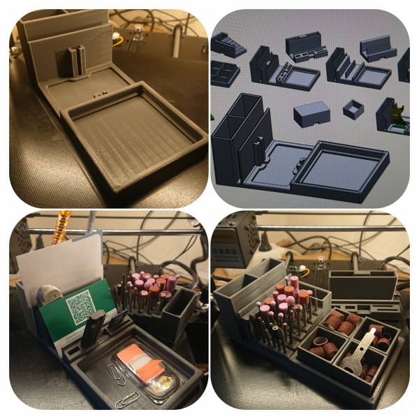 Modular Desktop Organizer - Keyboardorganizer GoldTouch