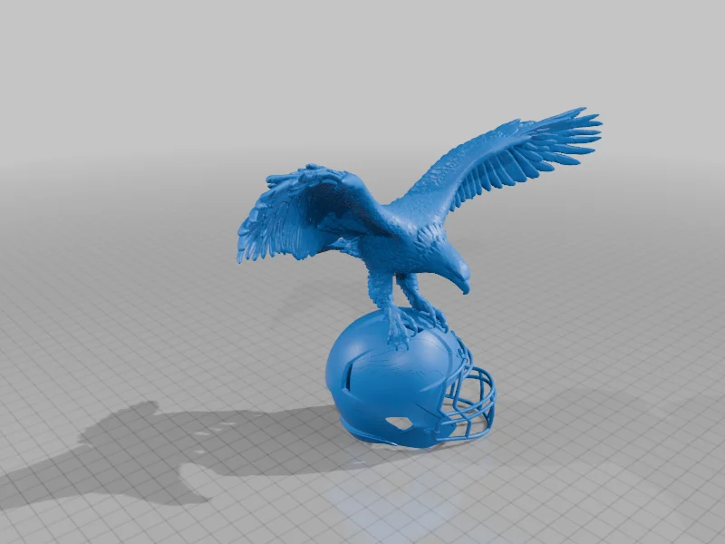 Philadelphia Eagles Helmet with American Eagle