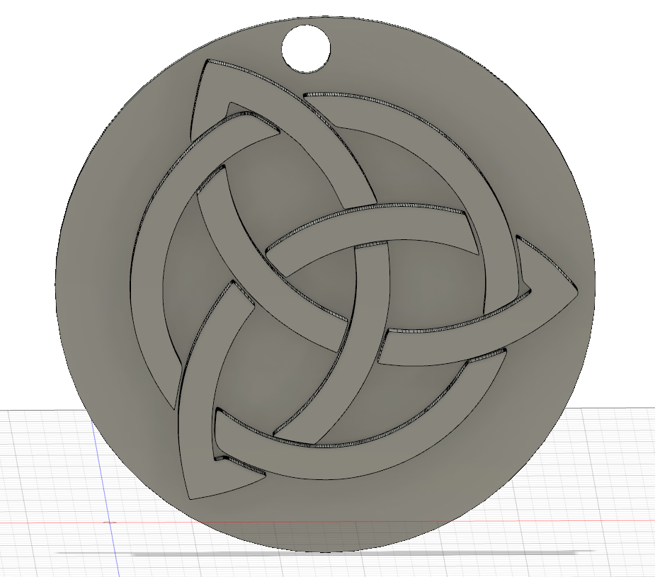 Triquetra pendant